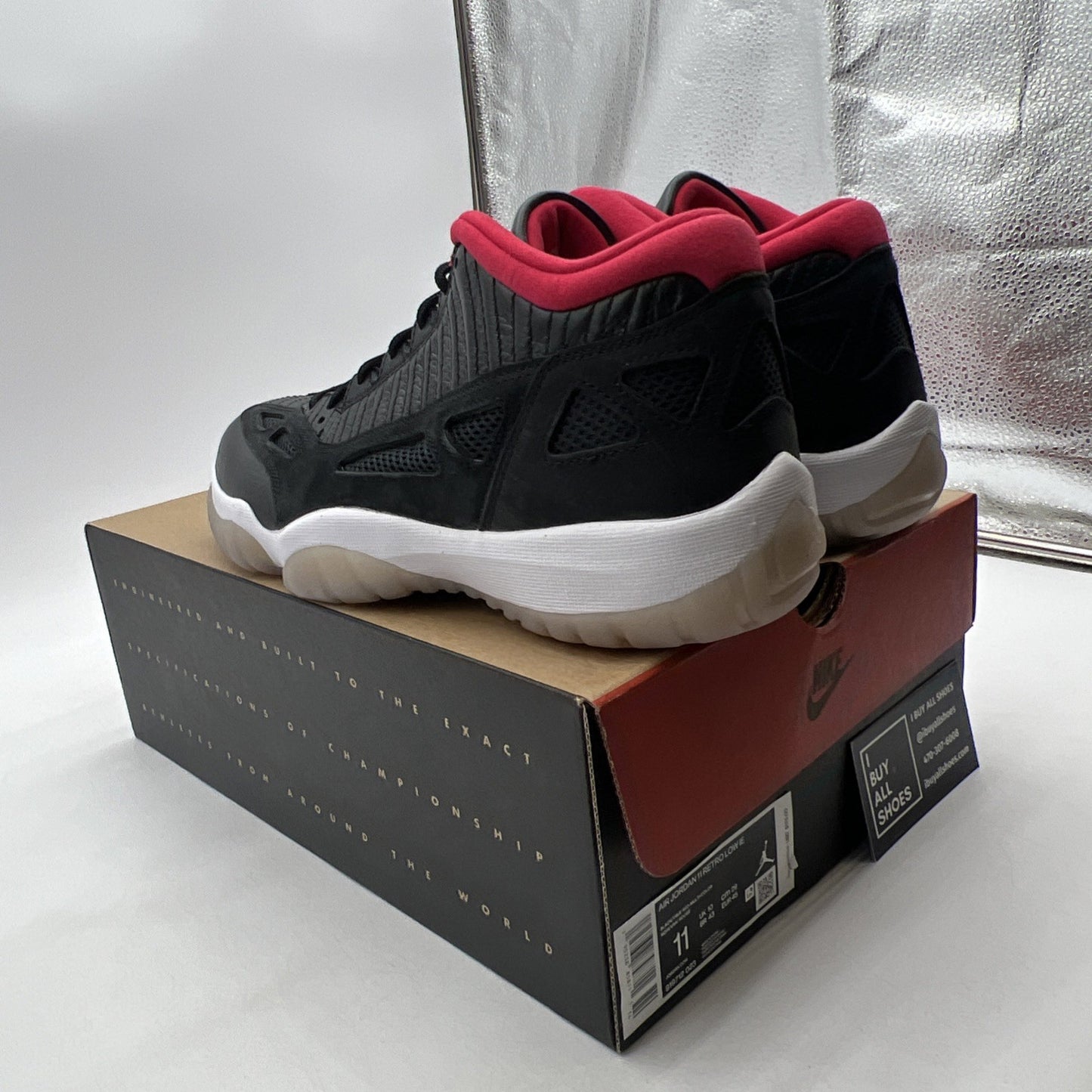 Size 11 - Air Jordan 11 Retro IE 2021 Low Bred (919712-023)