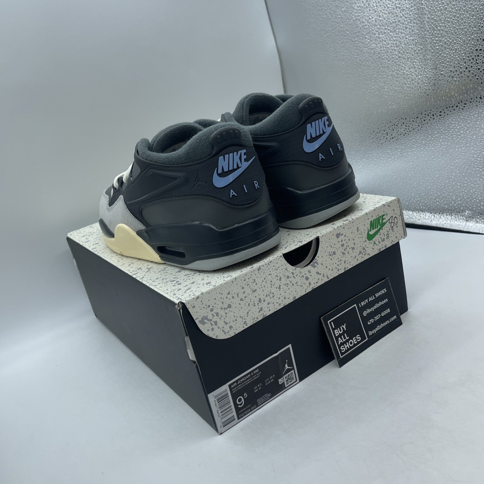 Size 9.5 - Air Jordan 4 RM Iron Grey (FQ7939-002)