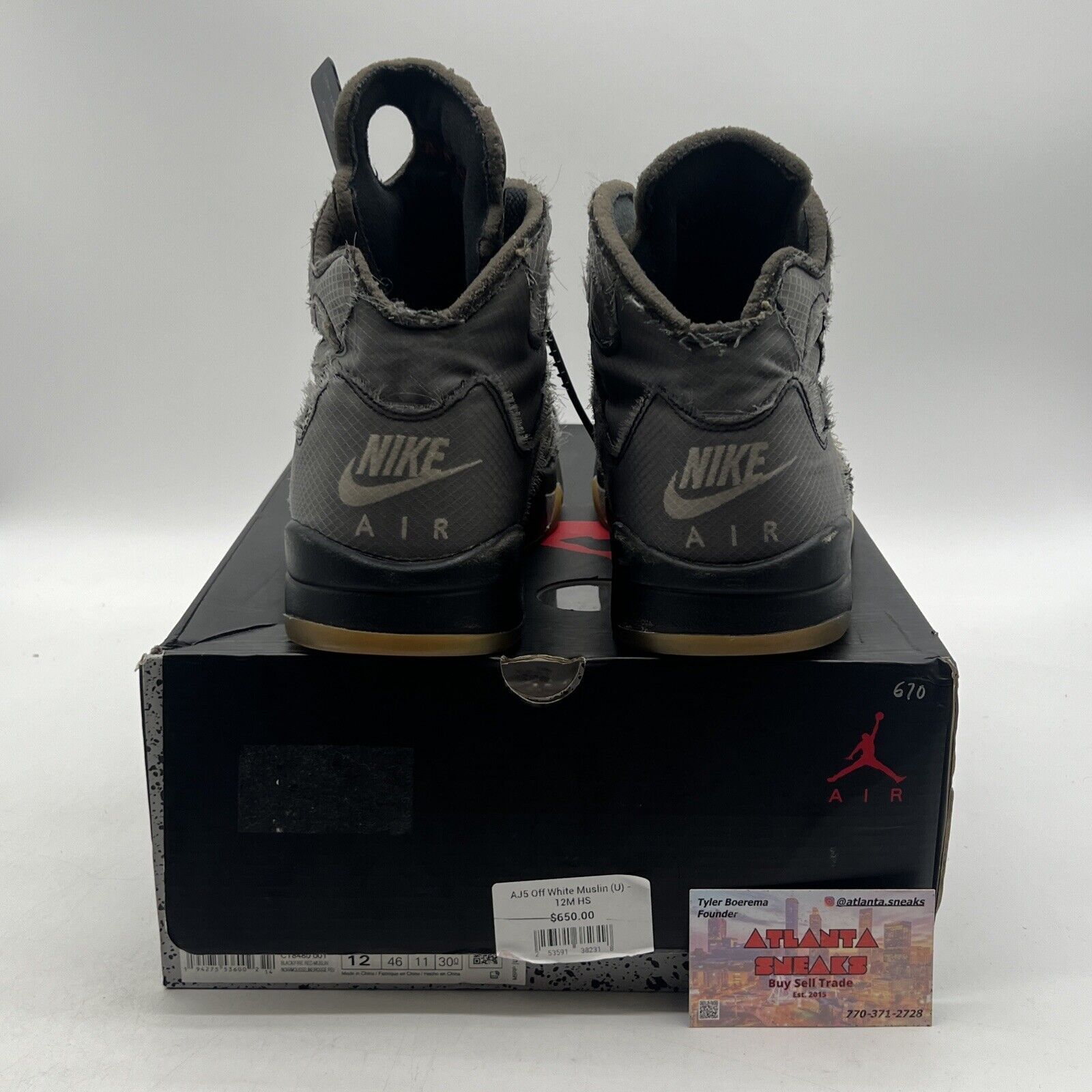 Size 12 - Jordan 5 Retro SP x Off-White Mid Muslin (CT8480-001)