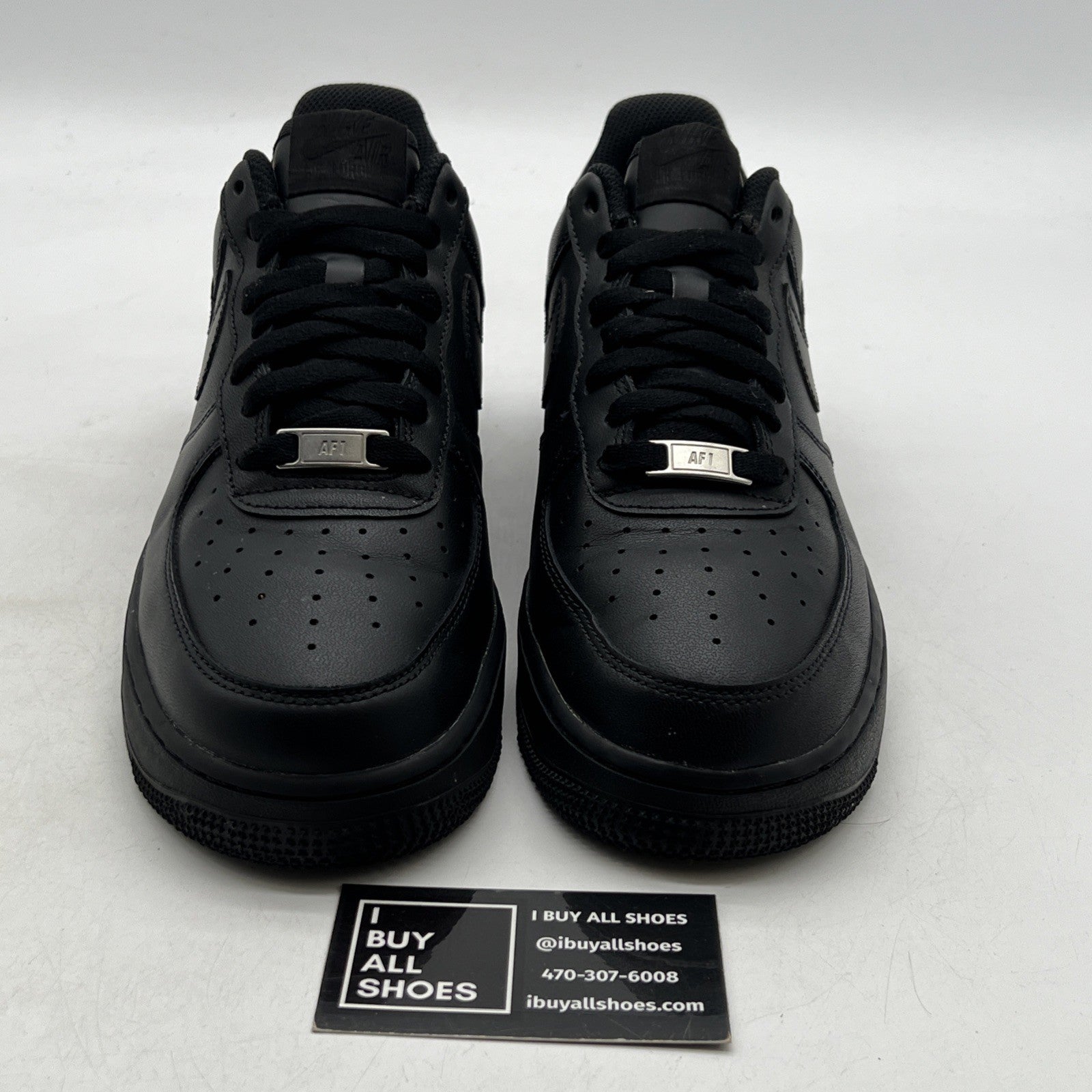 Size 9.5 - Nike Air Force 1 '07 Low Triple Black (CW2288-001)