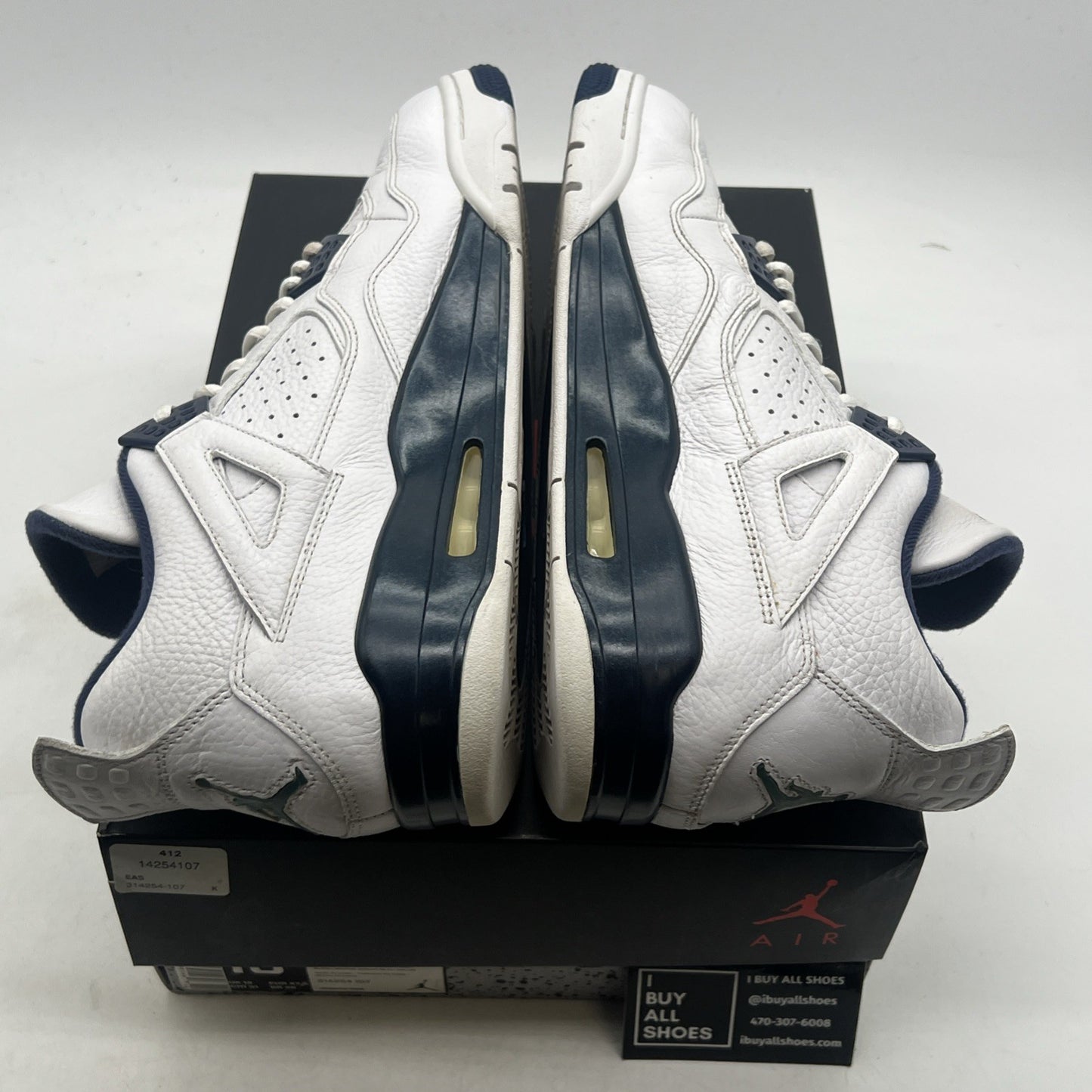 Size 13 - Air Jordan 4 Retro LS Columbia (314254-107)