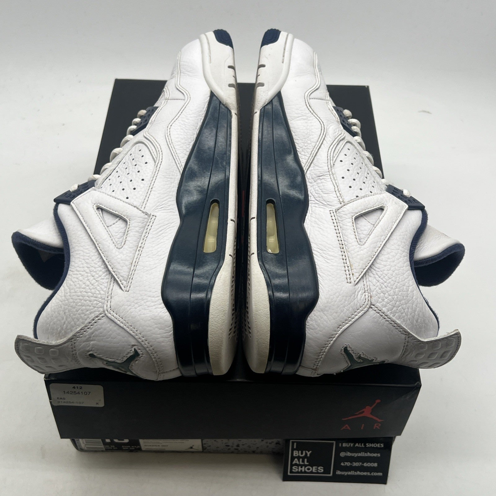 Size 13 - Air Jordan 4 Retro LS Columbia (314254-107)