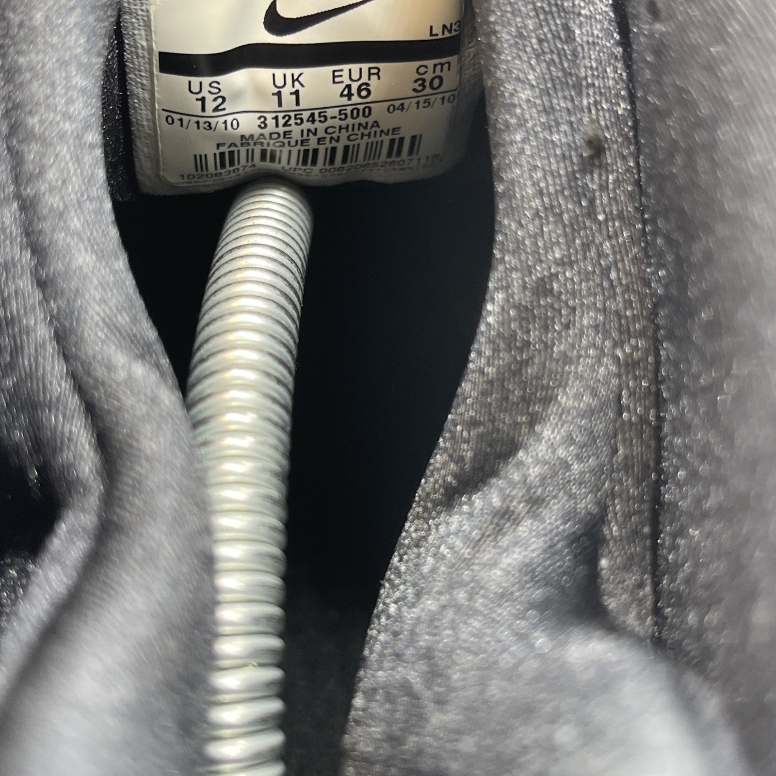 Size 12 - Nike Air Pippen 2 Purple Black Leather (312545-500)