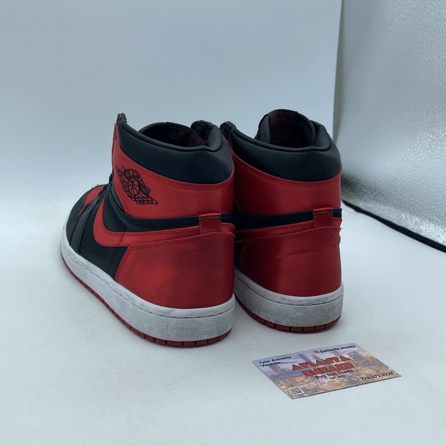 Size 10W - Air Jordan 1 Retro OG 2023 High Satin Bred Red Suede (FD4810-061)