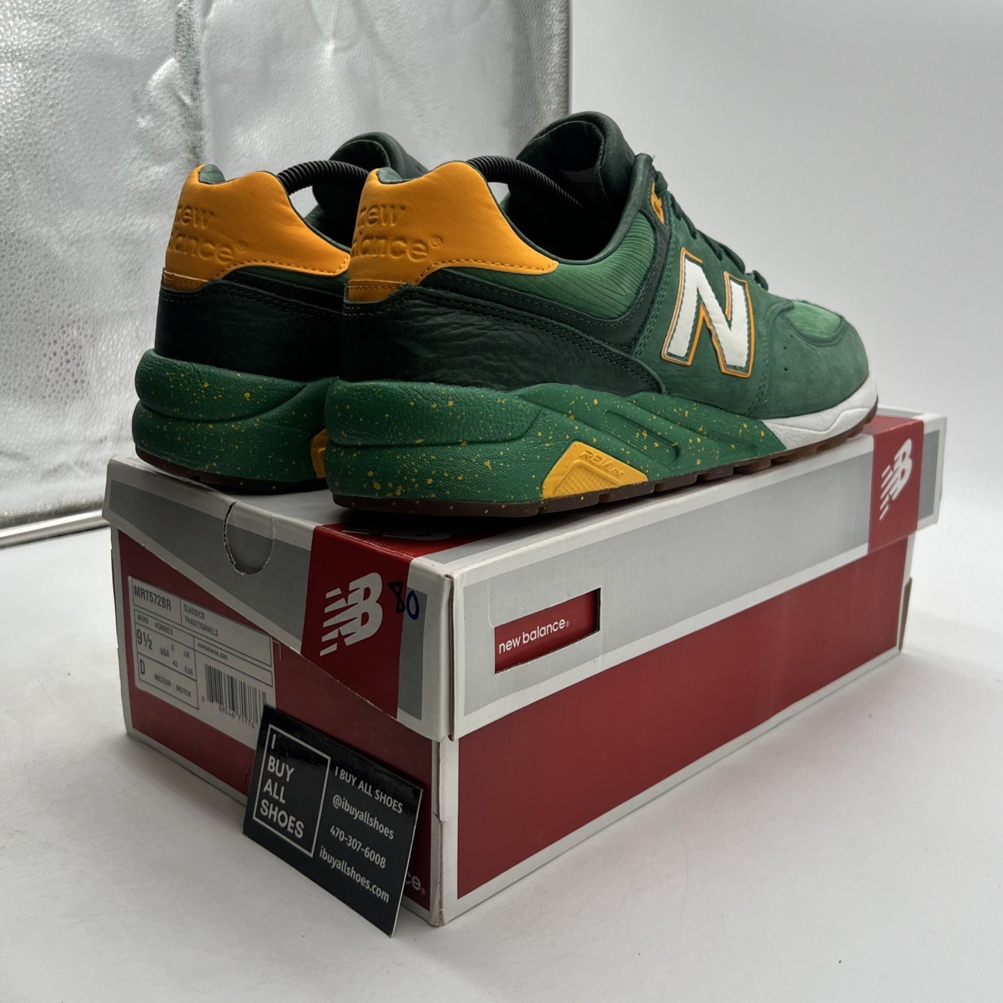 Size 9.5 - New Balance 572 Burn Rubber (MRT572BR)