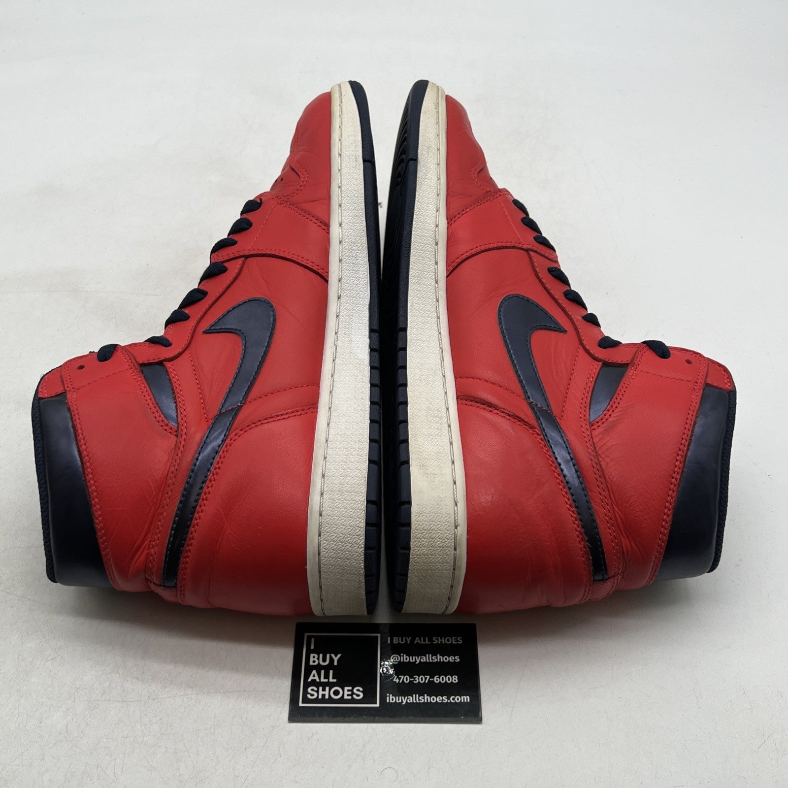 Size 13 - Air Jordan 1 Retro OG High David Letterman (555088-606)