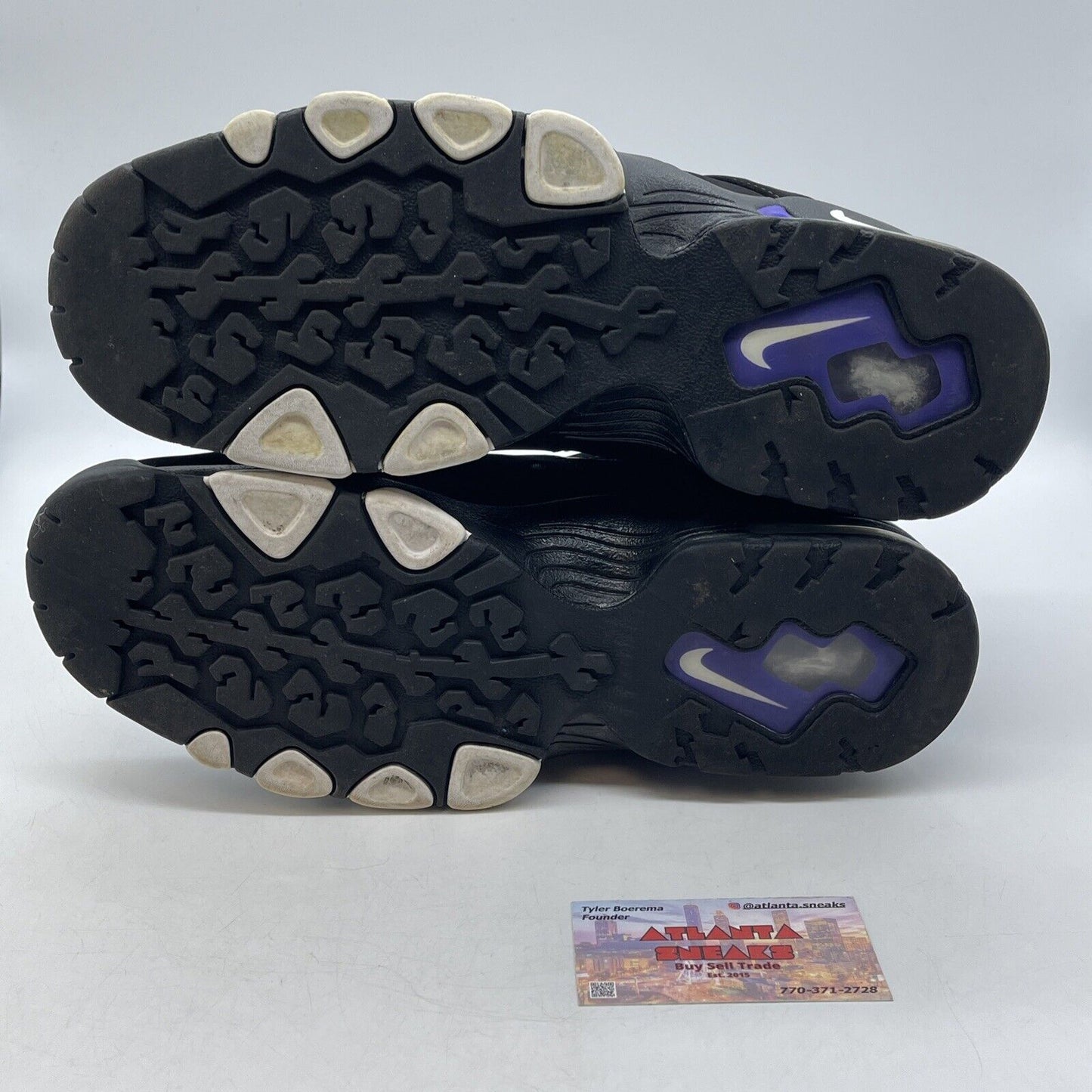 Size 12 - Nike Air Max 2 CB 94 2015 Black Purple White Suede (305440-006)