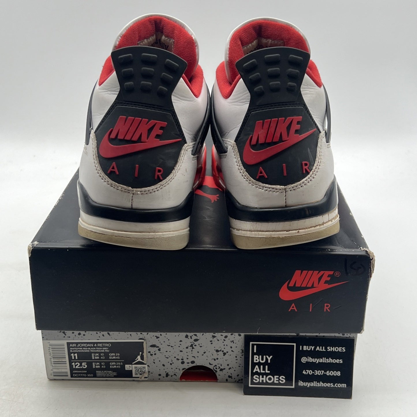 Size 11 - Air Jordan 4 Retro OG Mid Fire Red (DC7770-160)