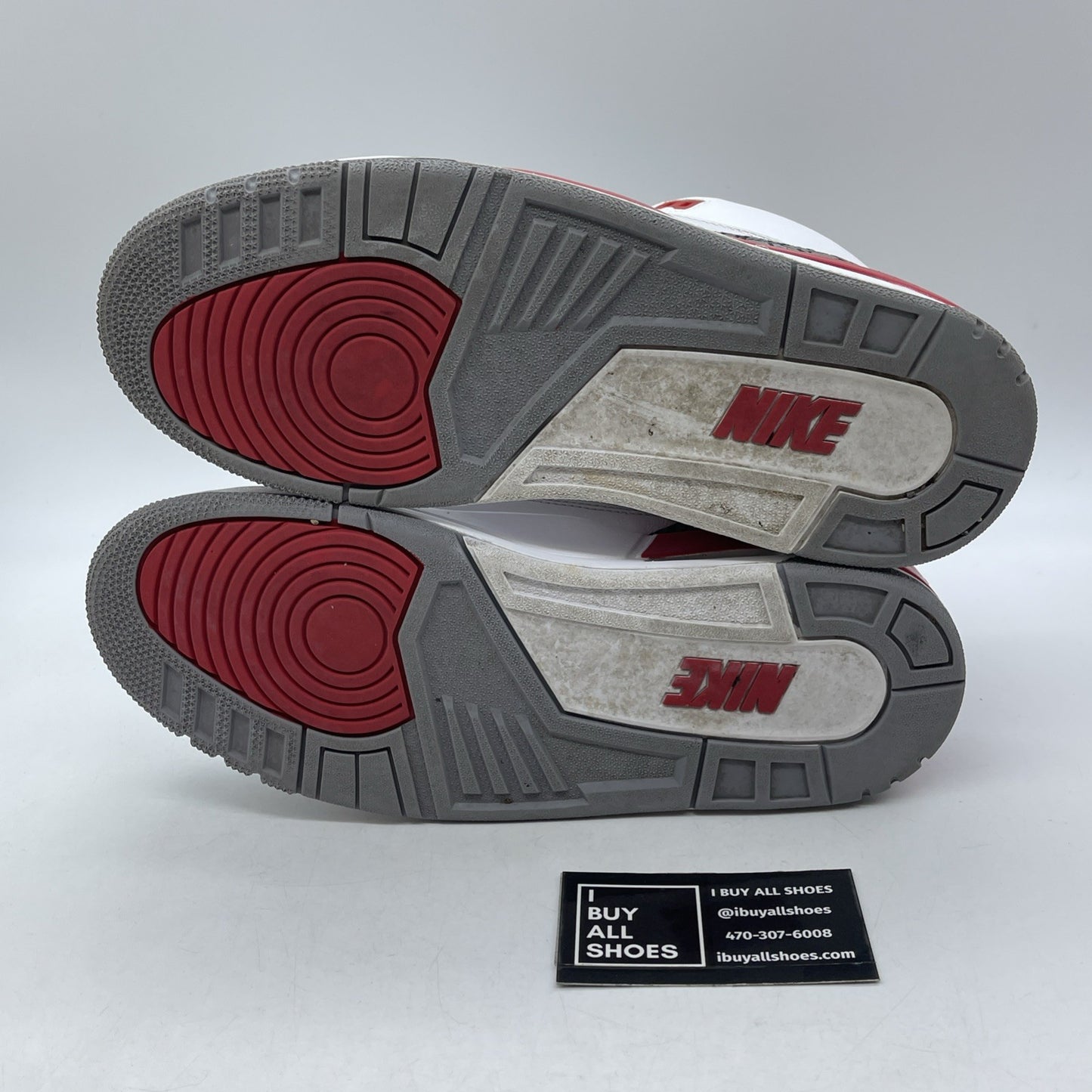 Size 8.5 - Jordan 3 Retro Mid Fire Red White Grey Suede Leather (DN3707-160)