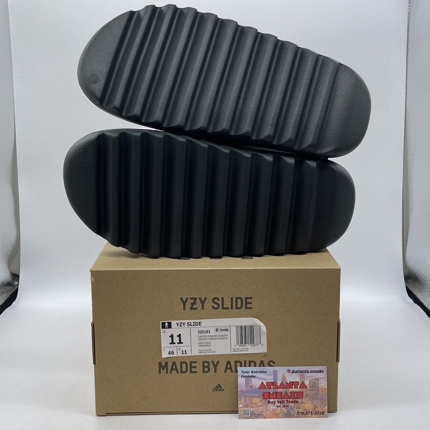 Size 11 - Adidas Yeezy Slide Black (ID5103)