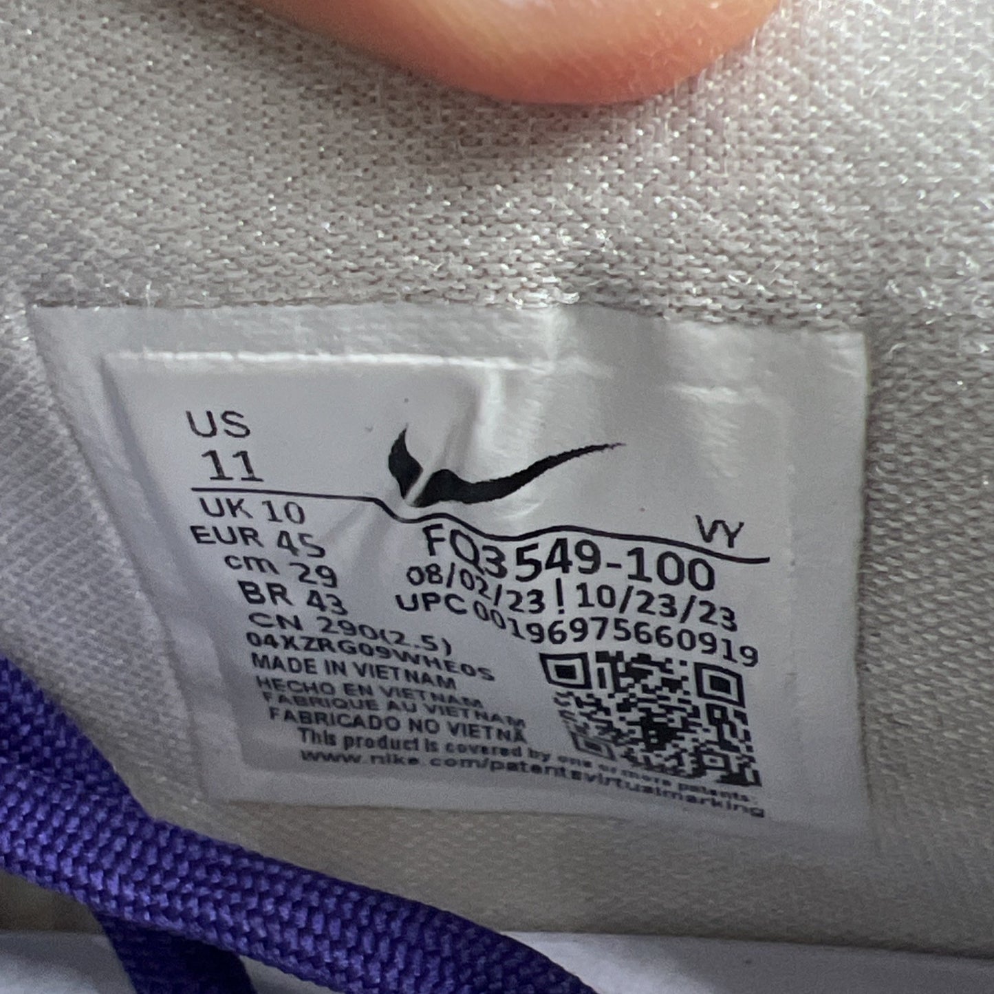 Size 11 - Nike Kobe 8 Protro Court Purple (FQ3549-100)