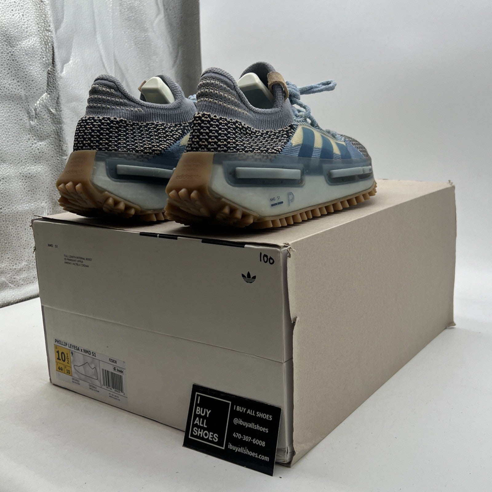 Size 10.5 - Adidas Philllllthy x NMD_S1 Ambient Sky (FZ5830)