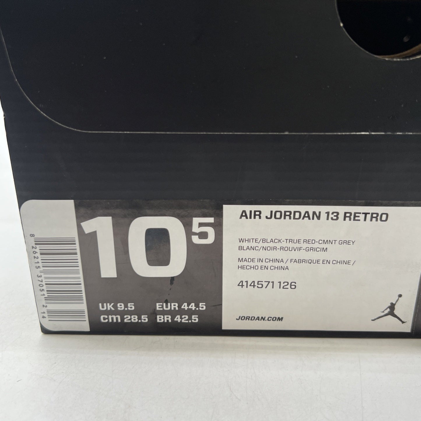 Size 10.5 - Air Jordan 13 Retro 2014 Grey Toe (414571-126)