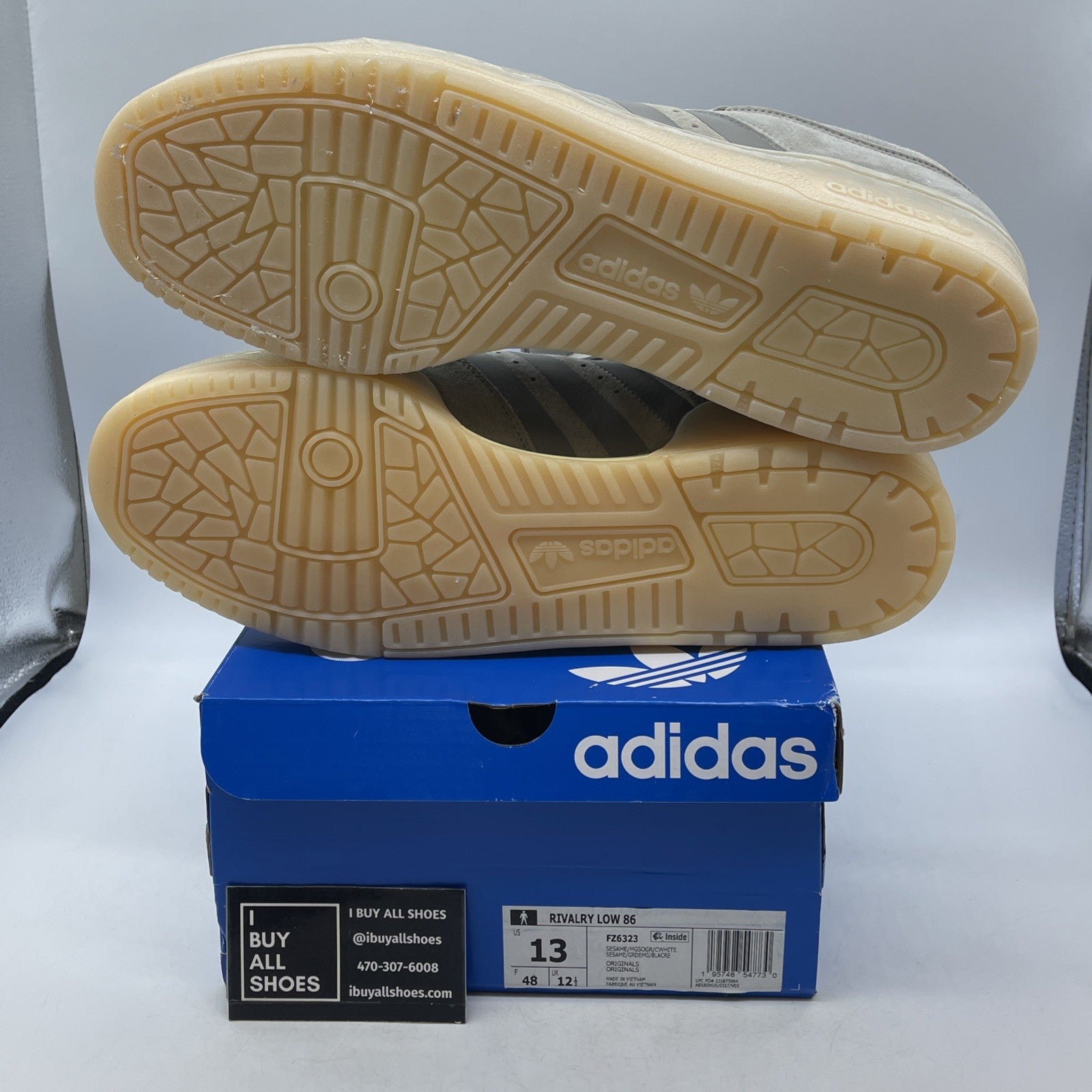 Size 13 - Adidas Rivalry 86 Low Sesame (FZ6323)