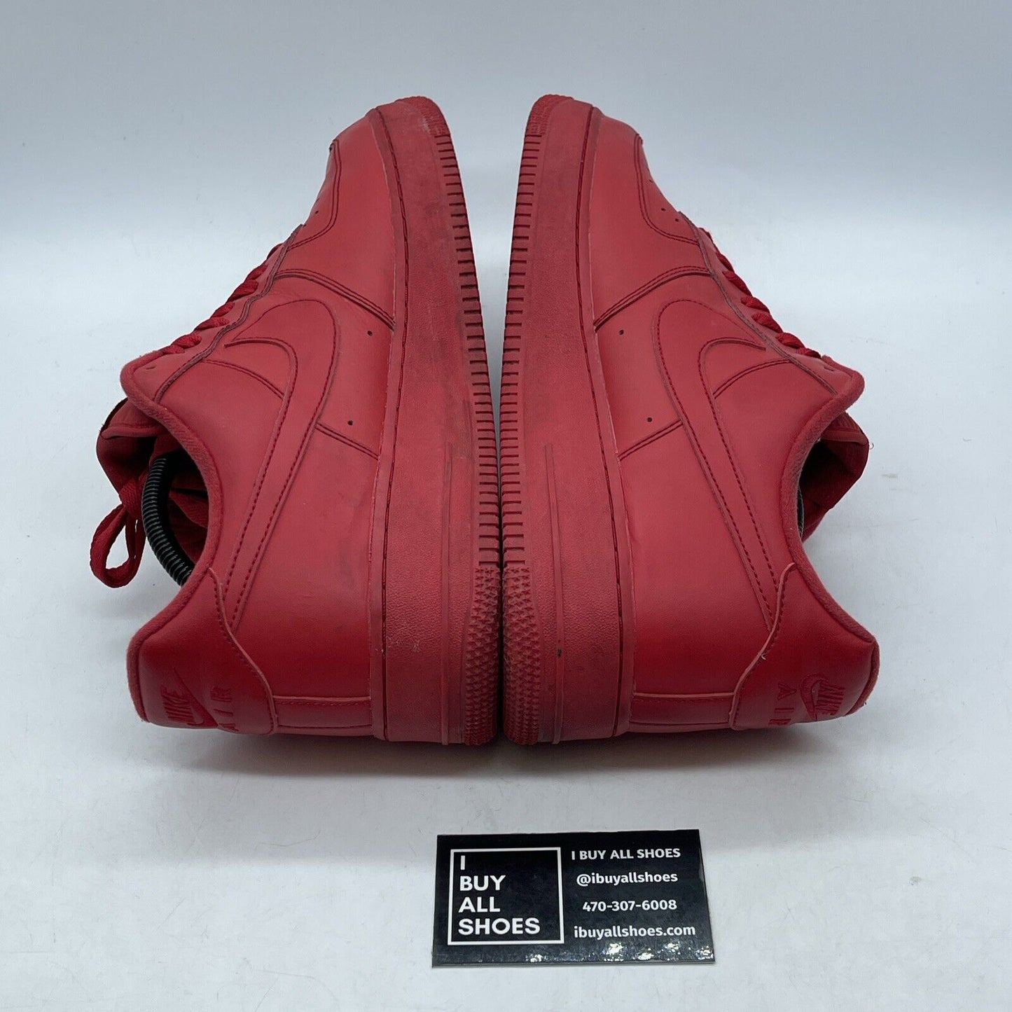 Size 12 - Nike Air Force 1 Low Triple Red Suede Leather (CW6999-600)