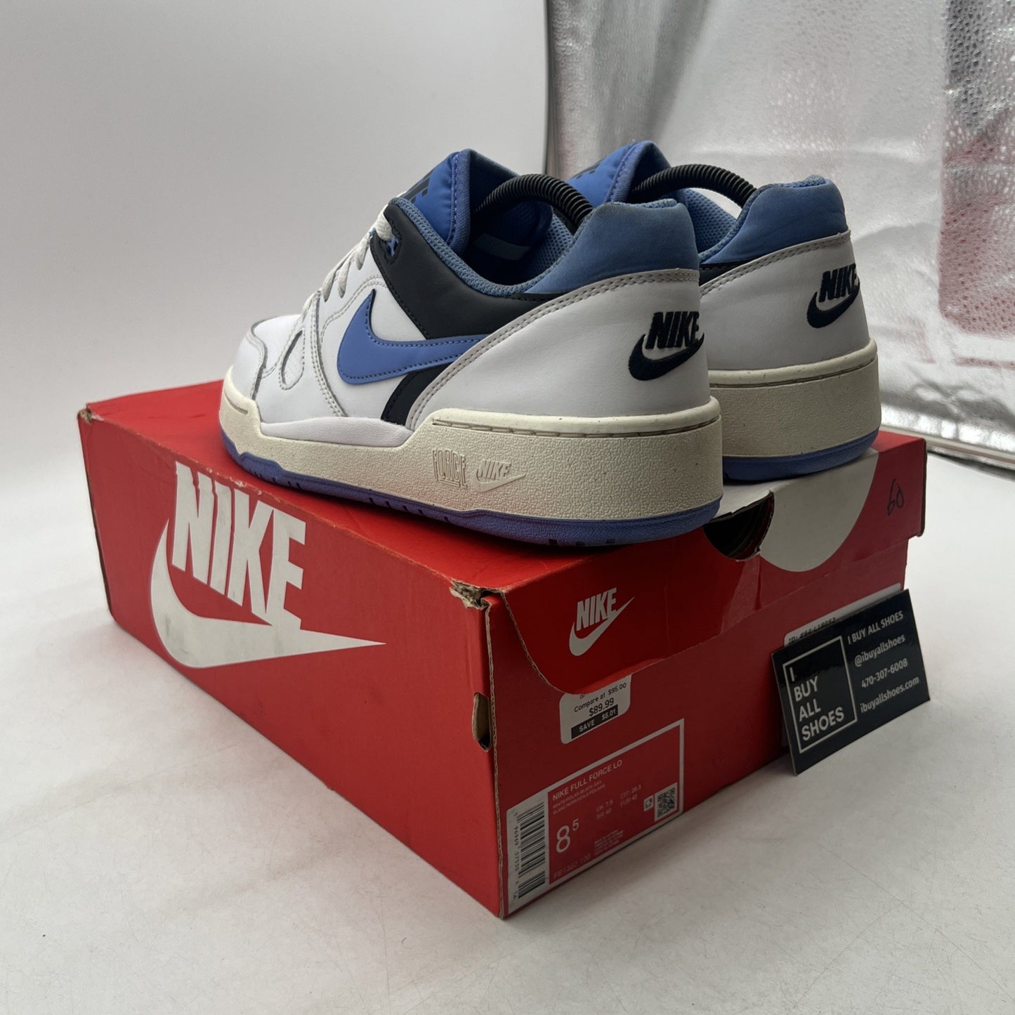 Size 8.5 - Nike Full Force Low Polar (FB1362-100)