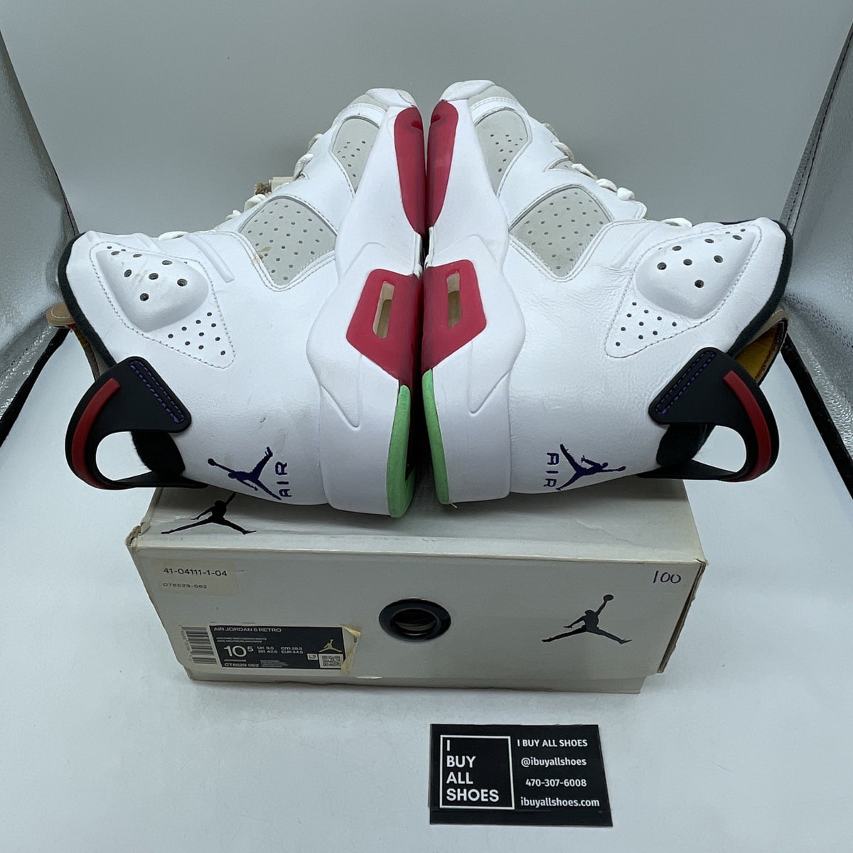 Size 10.5 - Air Jordan 6 Retro Hare White 2020 (CT8529-062)