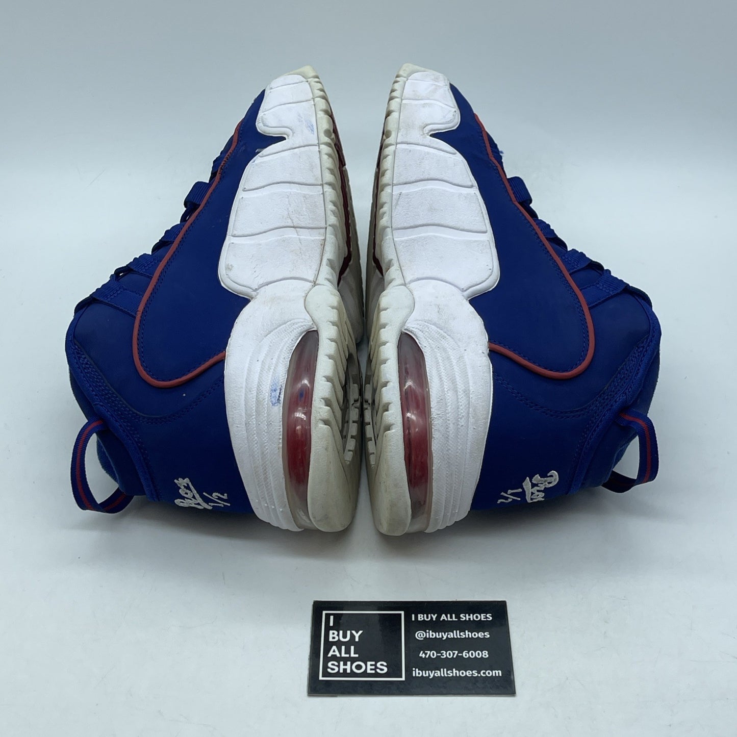Size 8.5 - Nike Air Max Penny 1 Lil Penny Blue Red Suede (685153-400)