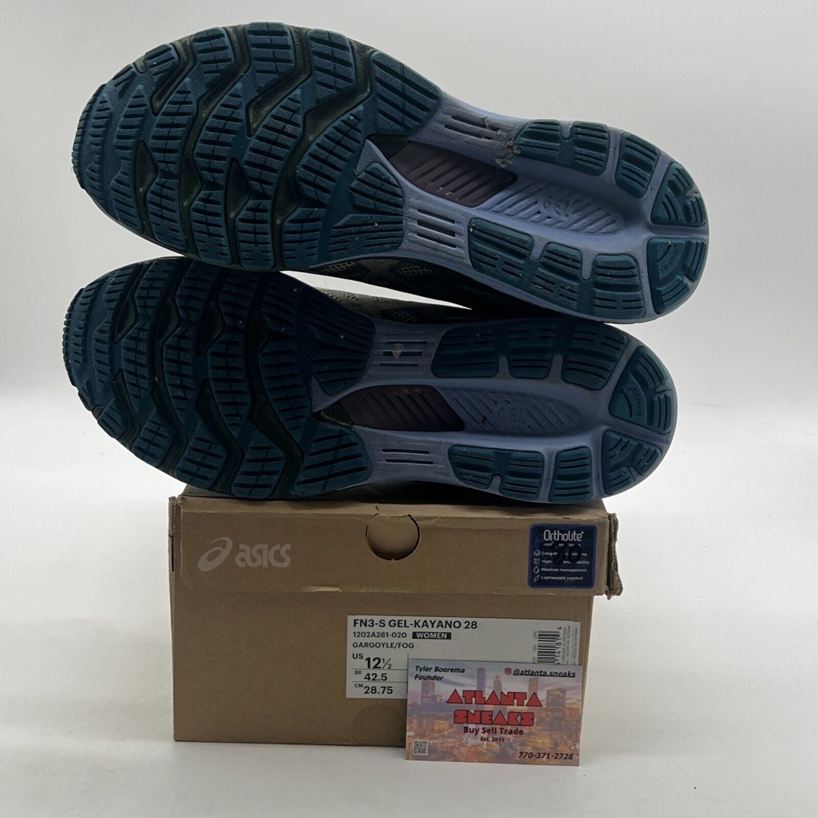 Size 12.5W - ASICS Womens FN3-S Gel Kayano 28 (1202A261-020)