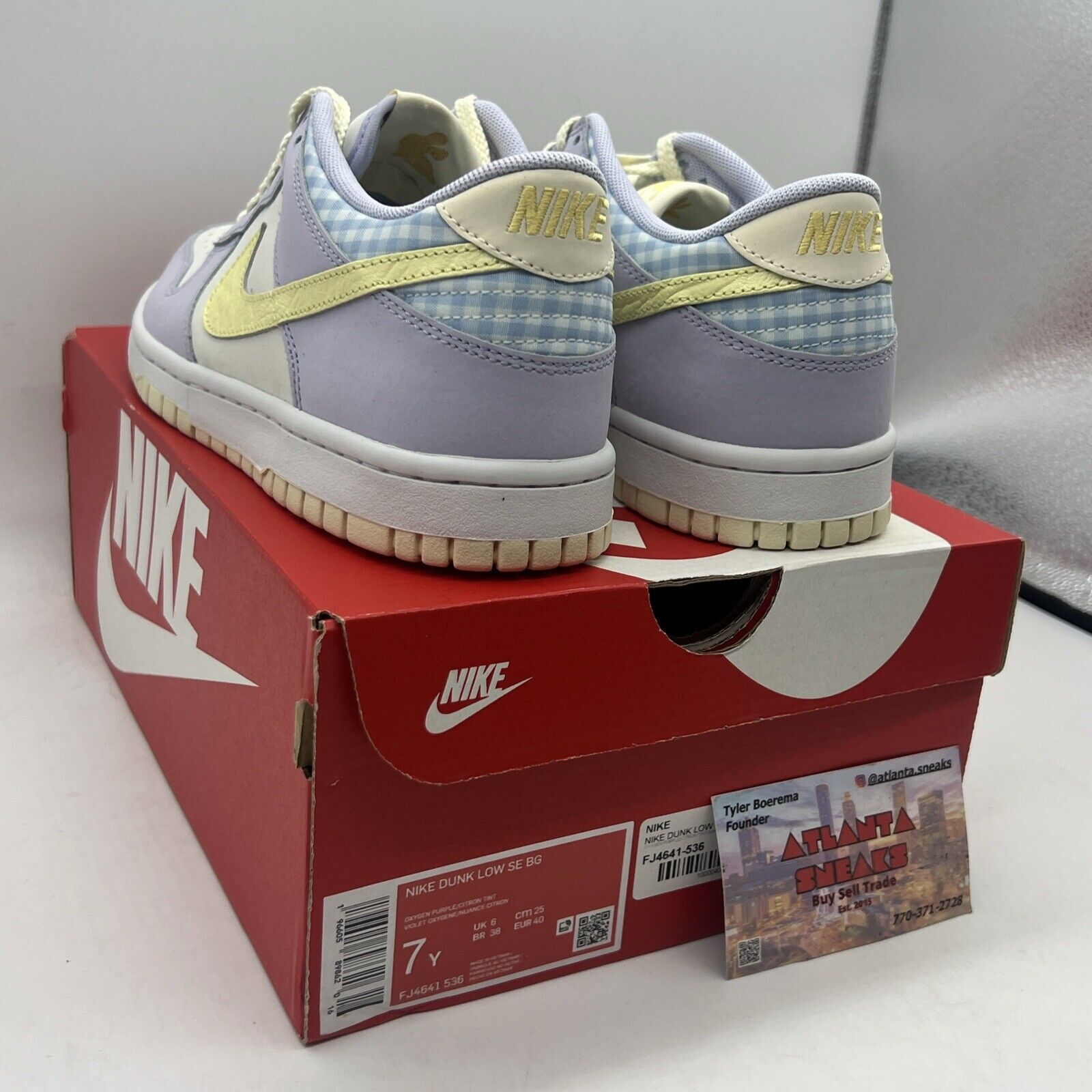 Nike Dunk Low SE BG Easter 2023 FJ4641-536 Size 7Y Brand New Og All