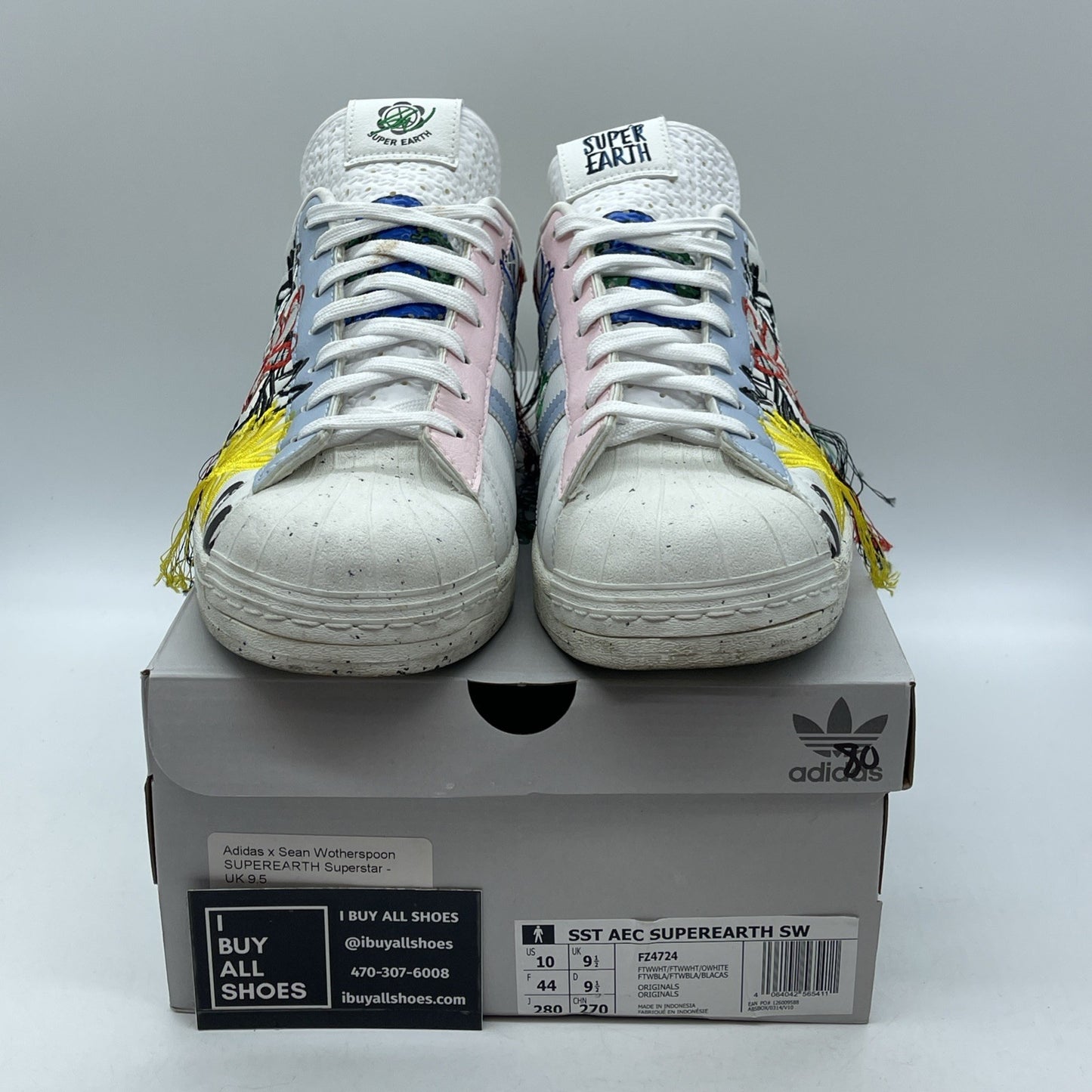 Size 10 - adidas Sean Wotherspoon x Superstar Super Earth Leather (FZ4724)