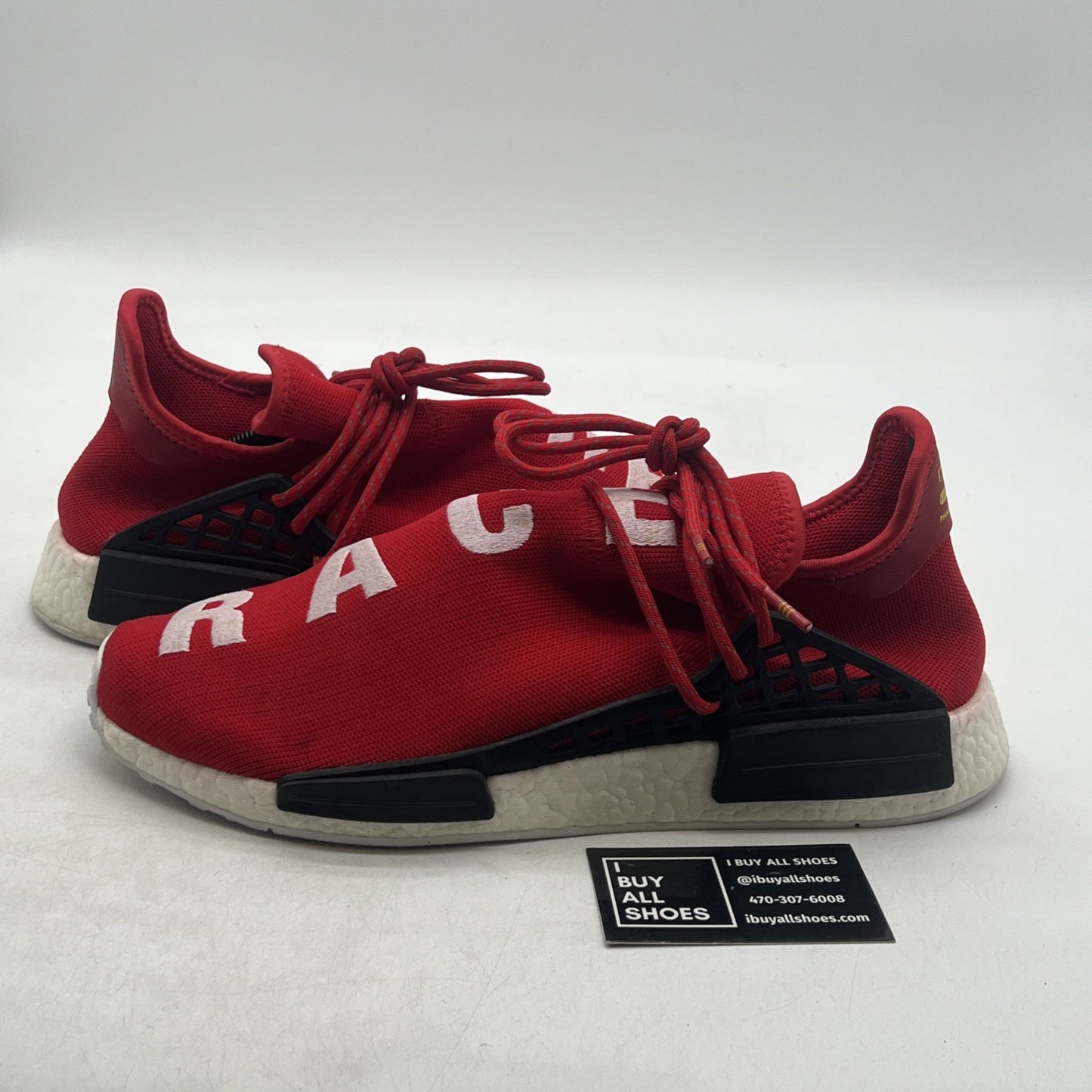 Size 13 - Adidas Pharrell x NMD Human Race Red (BB0616)