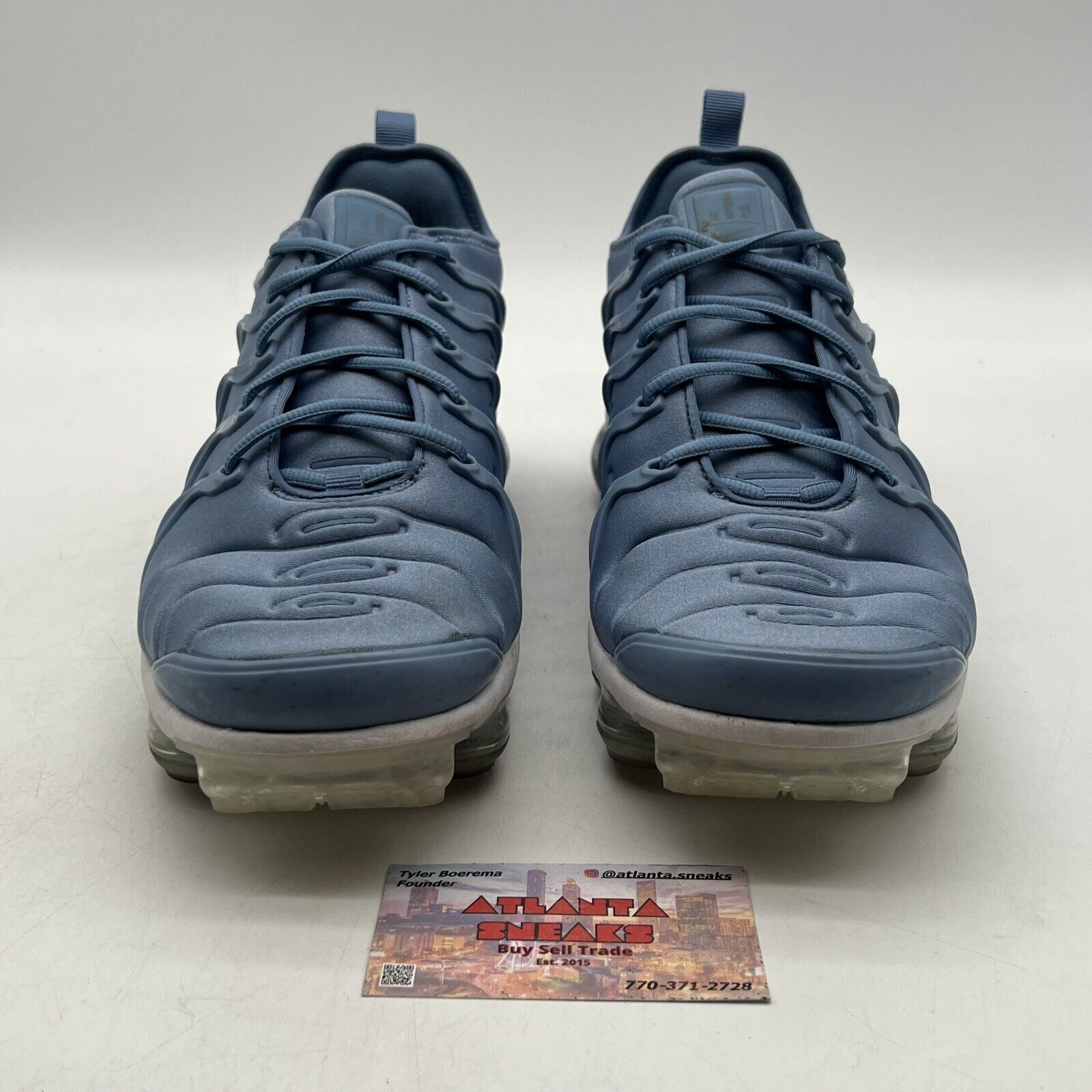 Size 12 - Nike Air VaporMax Plus Work Blue White (924453-402)