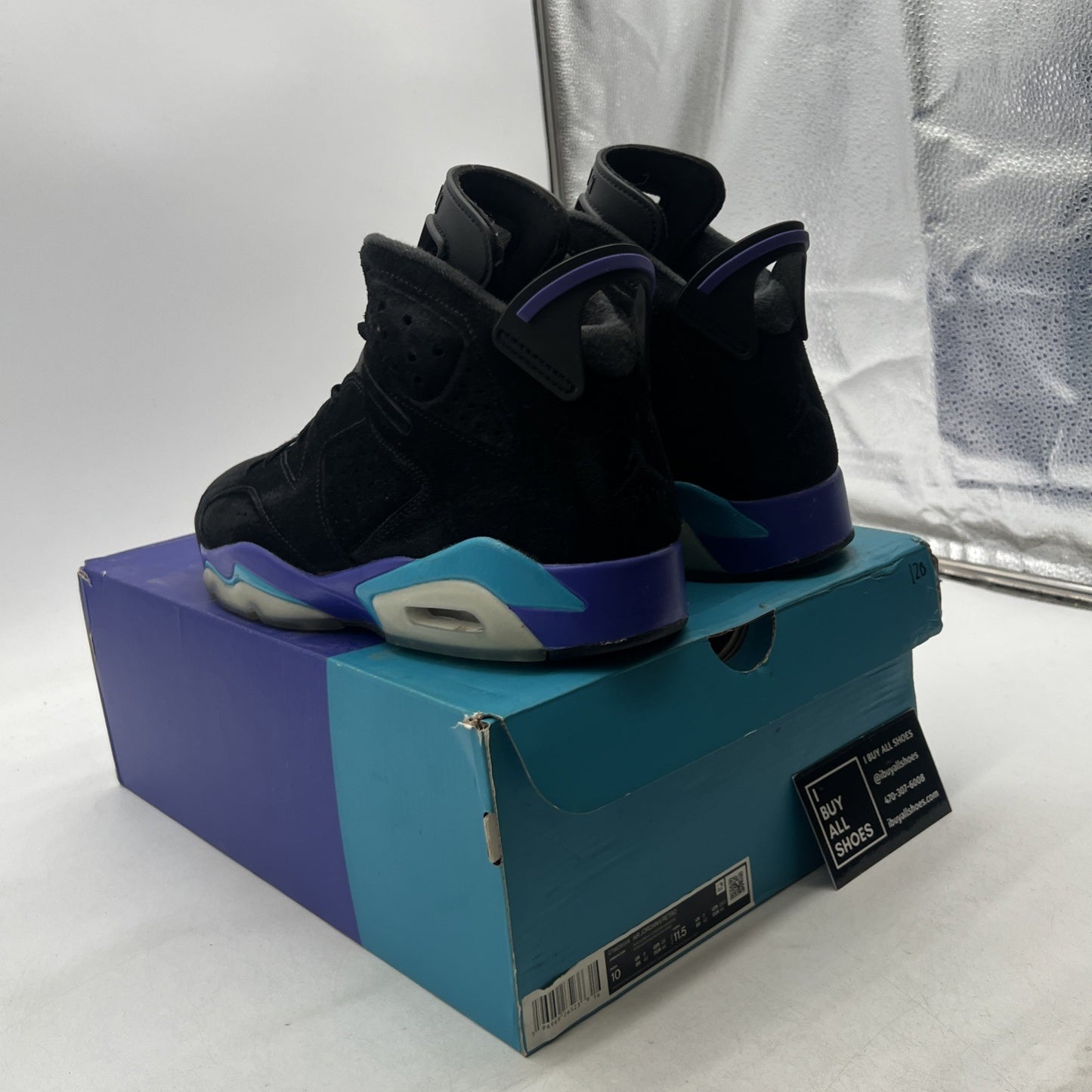 Size 10 - Air Jordan 6 Retro Aqua (CT8529-004)
