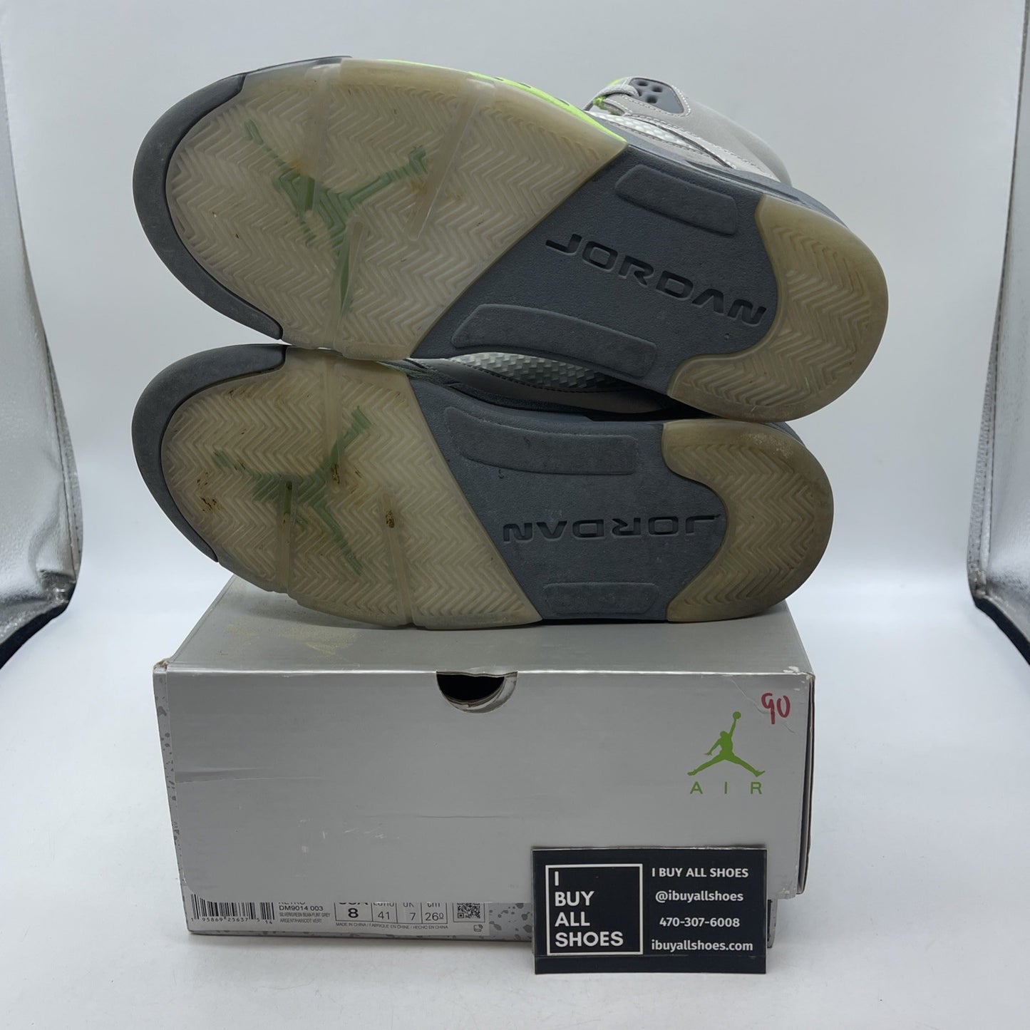 Size 8 - Air Jordan 5 Retro Green Bean (DM9014-003)