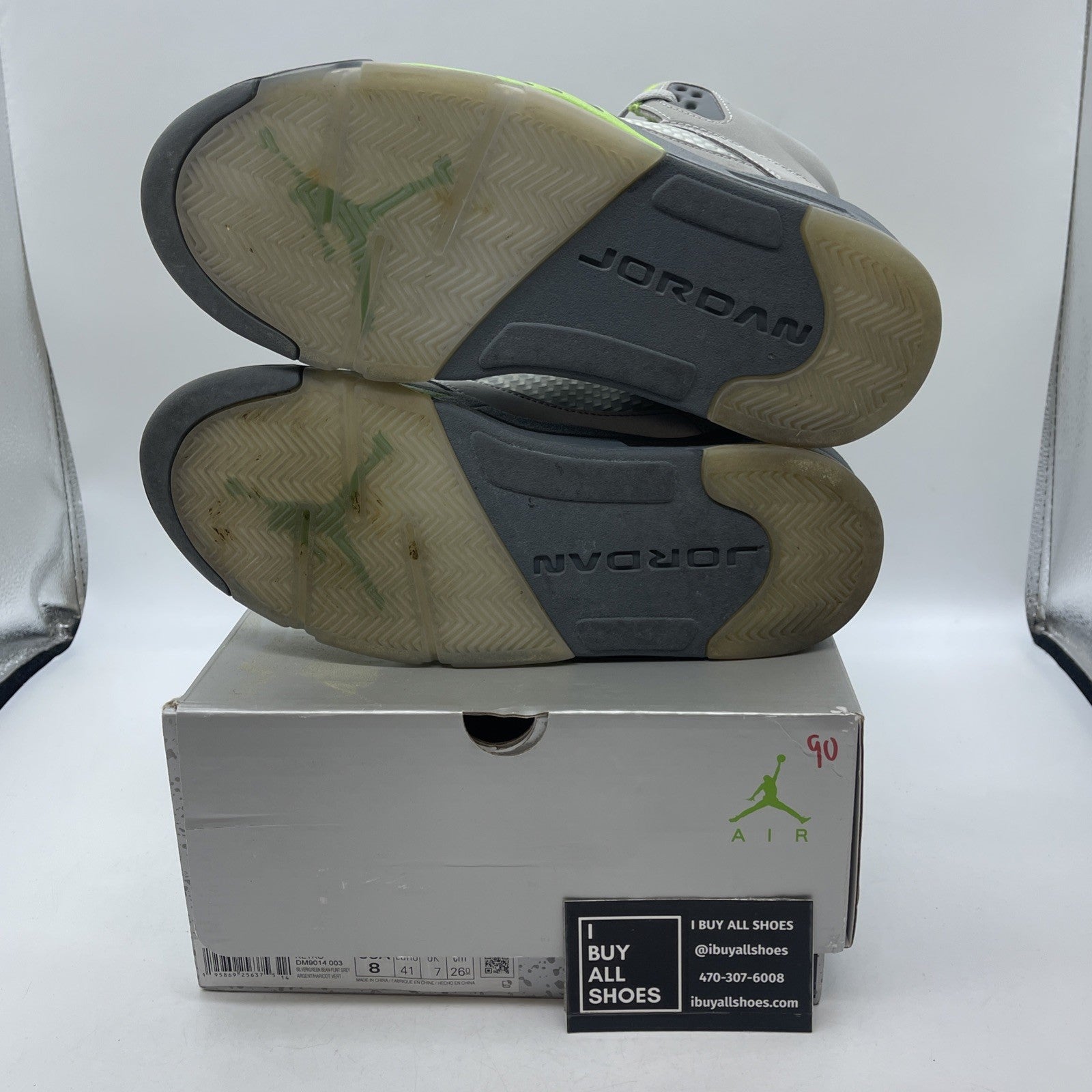 Size 8 - Air Jordan 5 Retro Green Bean (DM9014-003)