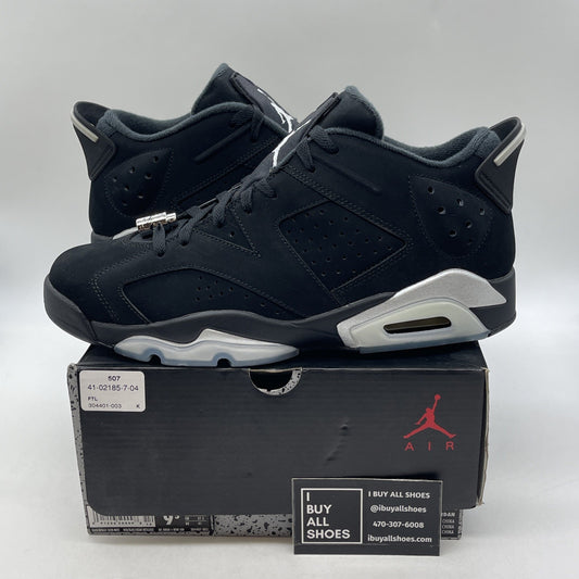 Size 9.5 - Air Jordan 6 Retro Low Chrome (304401-003)