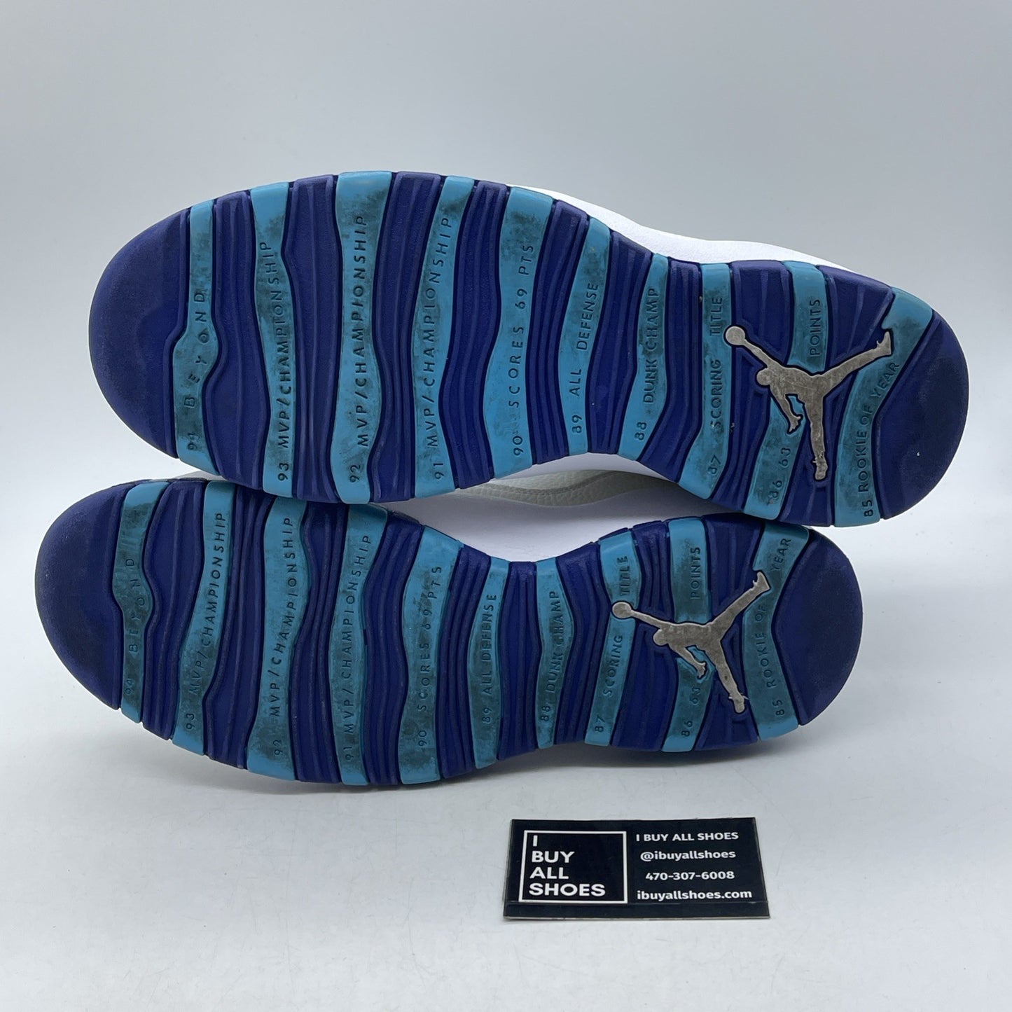Size 12 - Air Jordan 10 Retro Charlotte Hornets (310805-107)