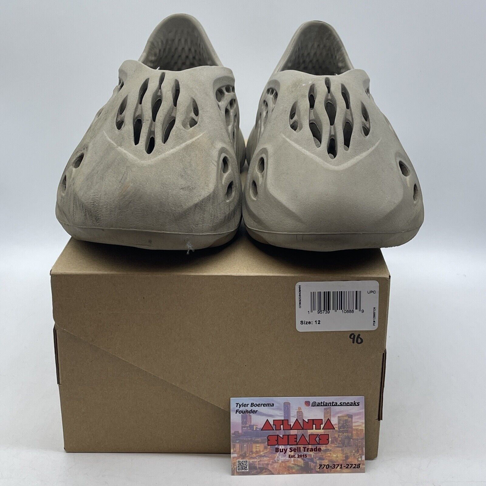 Size 12 - adidas Yeezy Foam Runner Stone Sage Brown (GX4472)