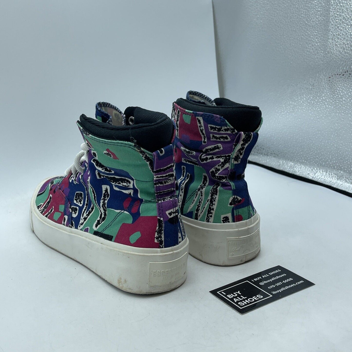 Size 12 - Fear Of God Essentials x Converse Multicolor Sneaker Suede (654479-300