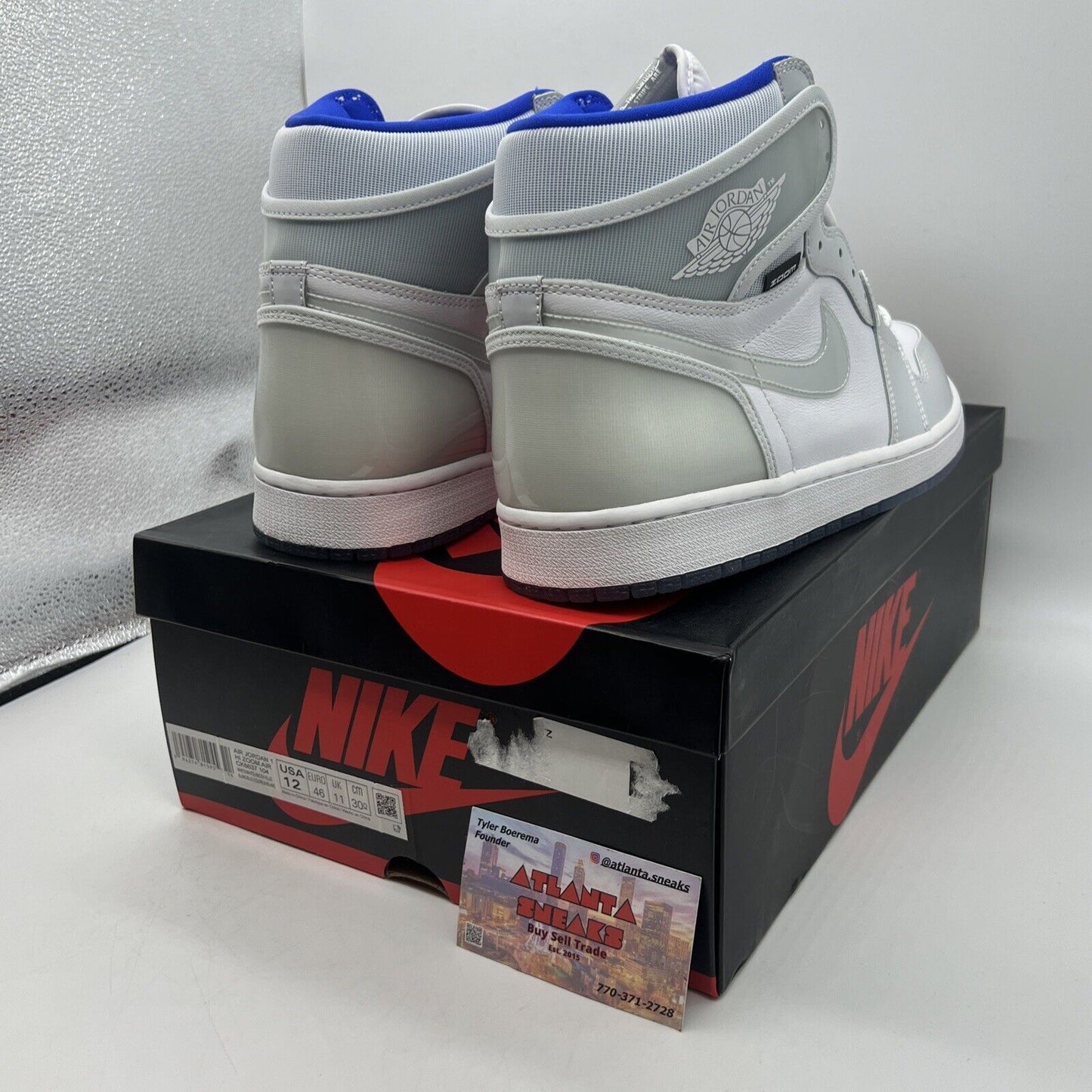 Size 10.5 - Jordan 1 High Zoom Racer Blue 2020 Brand New Og All