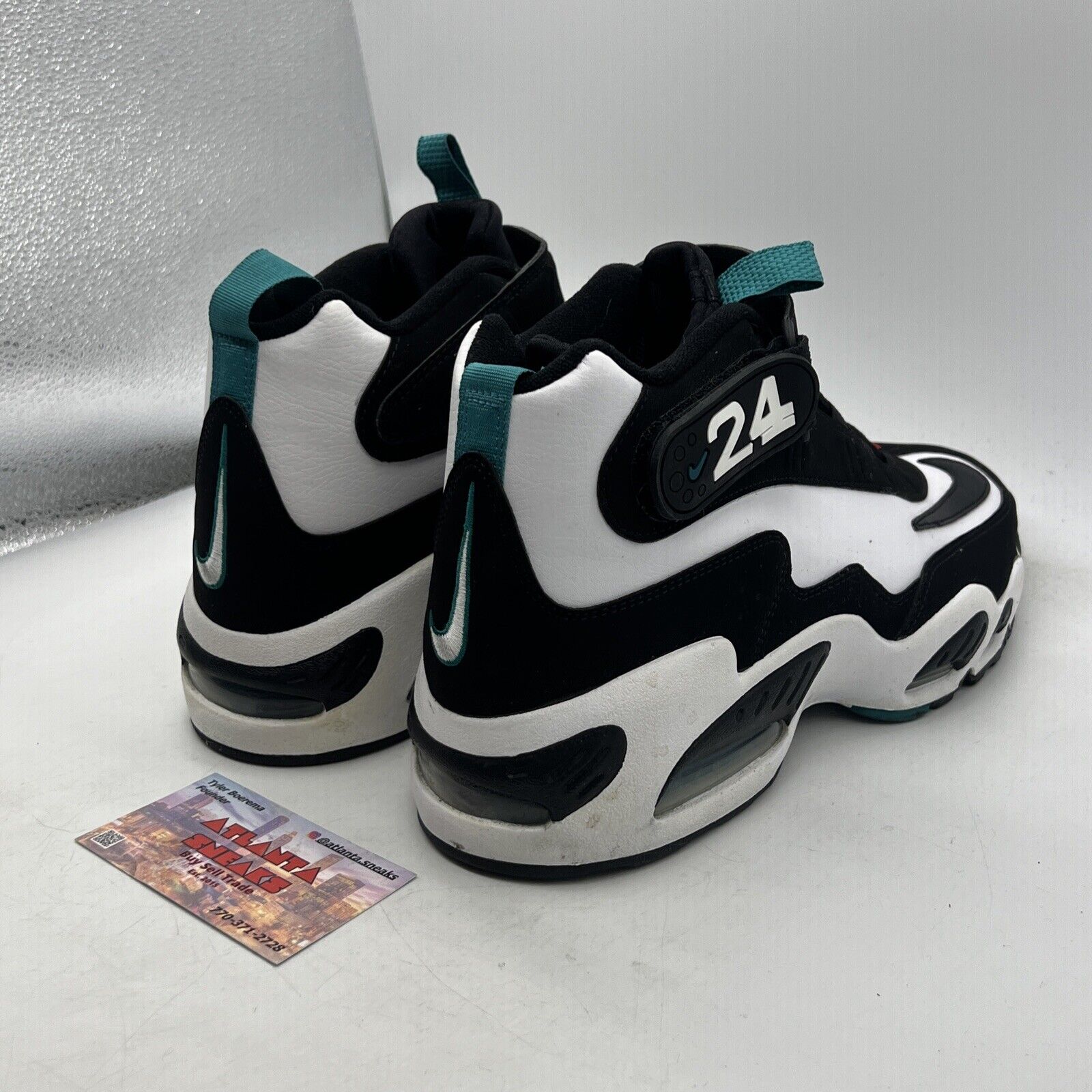 Size 9.5 - Nike Air Griffey Max 1 2021 Freshwater White Black (DD8558-100)