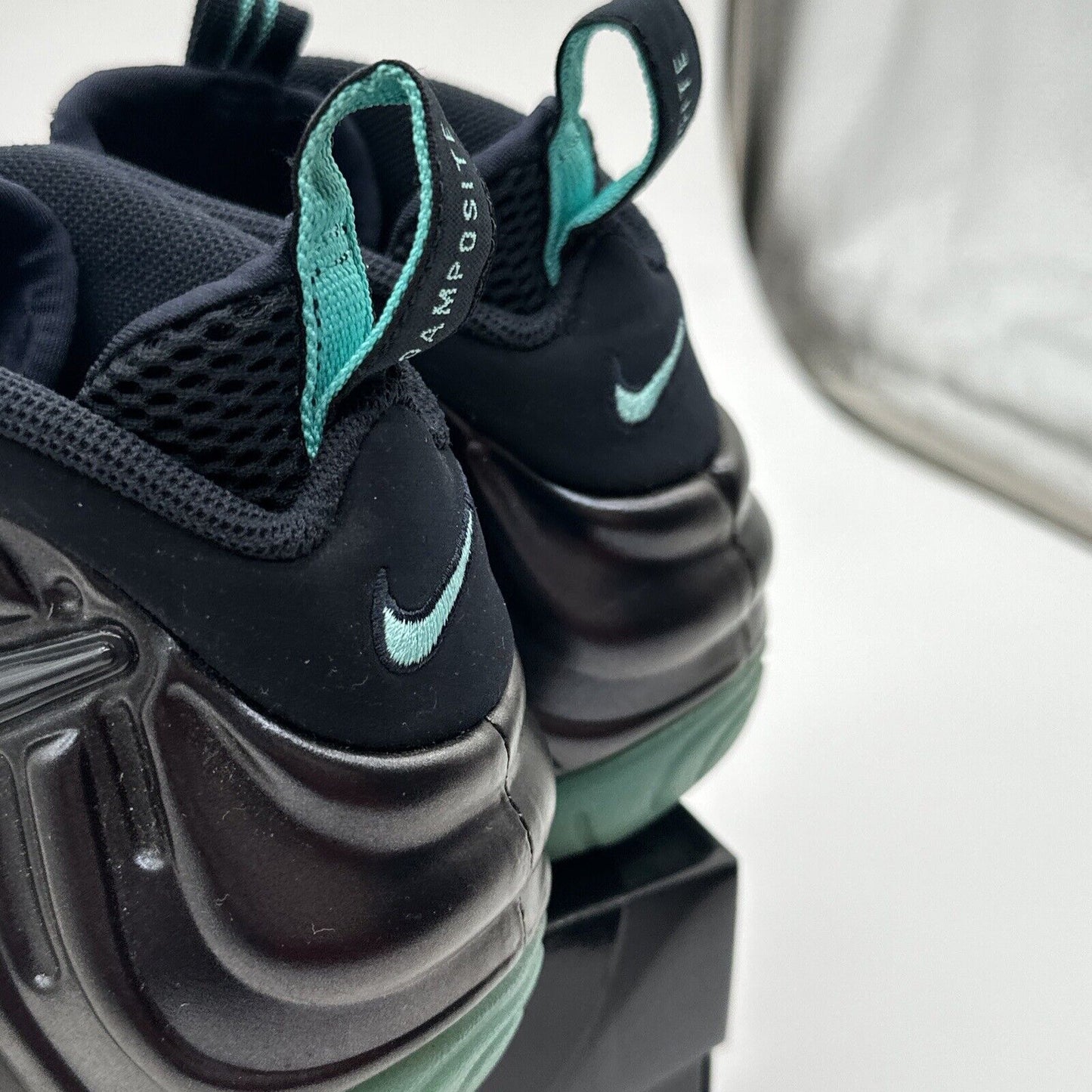 Size 8.5 - Nike Air Foamposite Pro Aqua 2015 Black Blue Green Turquoise Icy