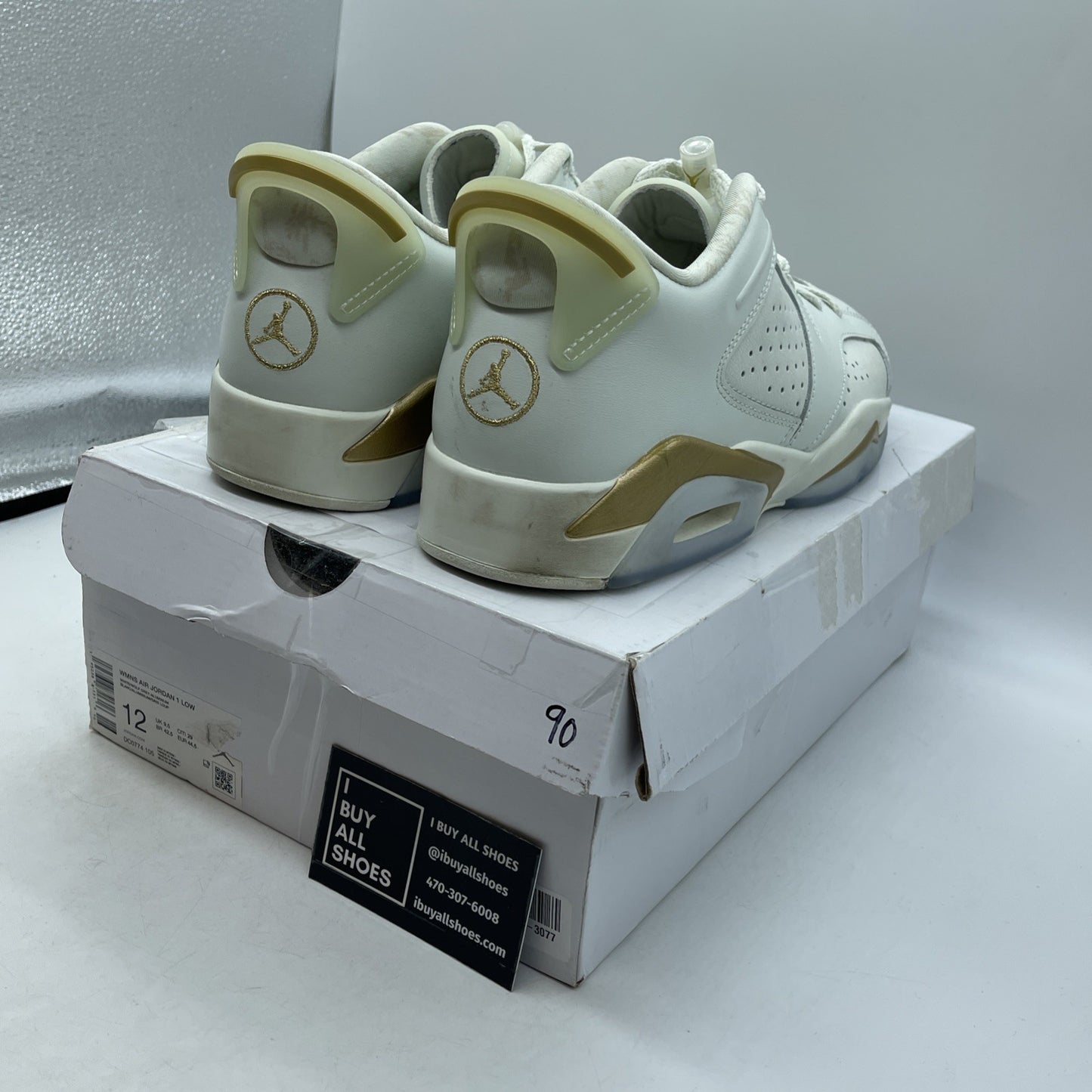 Size 11W - Air Jordan 1 Low White Wolf Grey (DC0774-105)