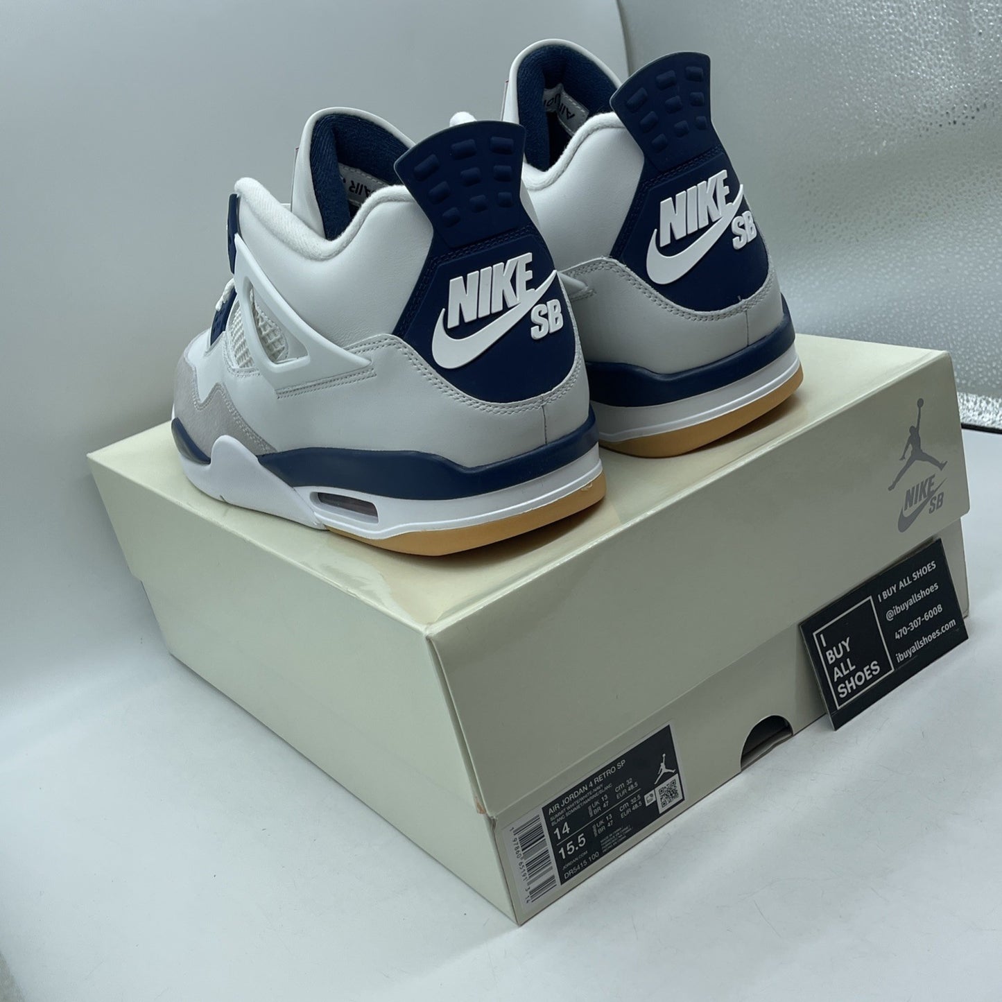 Size 14 - Air Jordan 4 Retro SP SB Navy (DR5415-100)