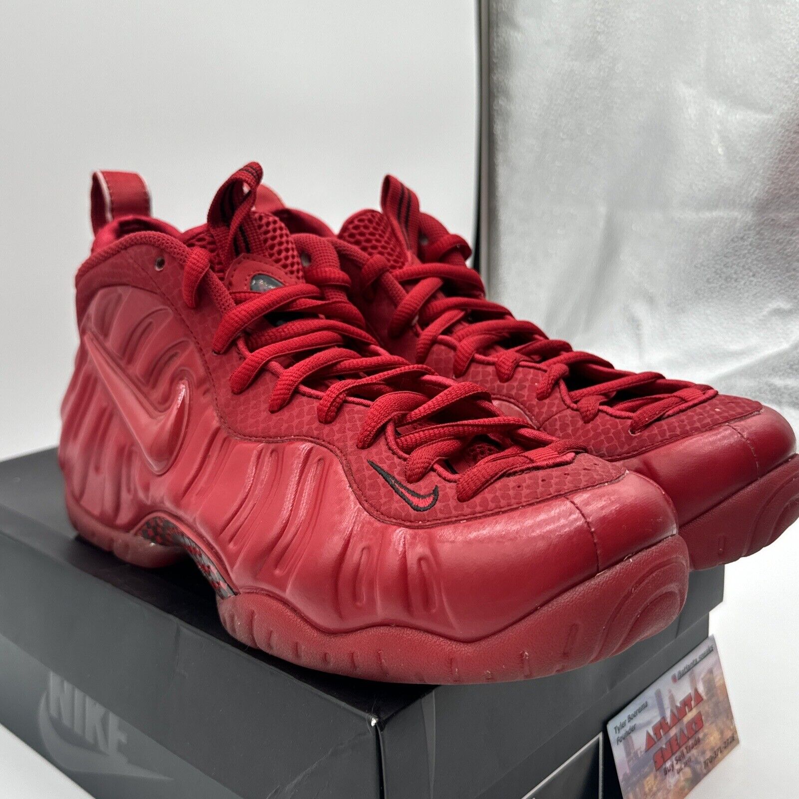 Size 8 - Nike Air Foamposite Pro red october 2015 Gym Red Black Carbon OG All