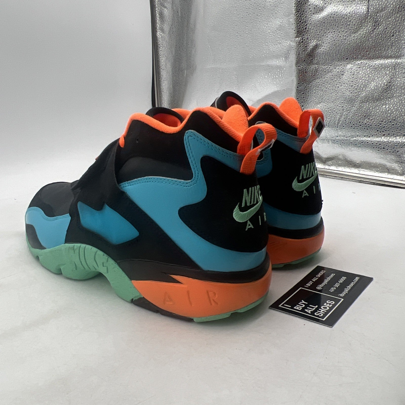 Size 13 - Nike Air Diamond Turf Black Total Orange (309434-010)