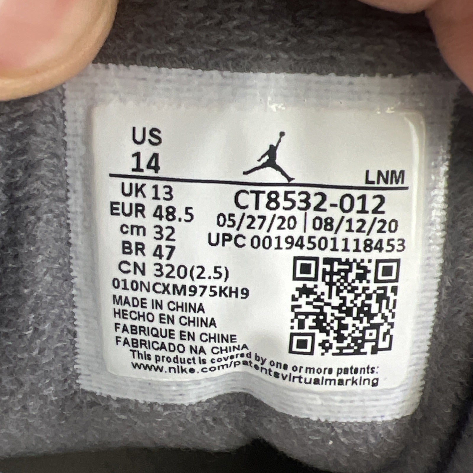 Size 14 - Air Jordan 3 Retro Mid Cool Grey (CT8532-012)