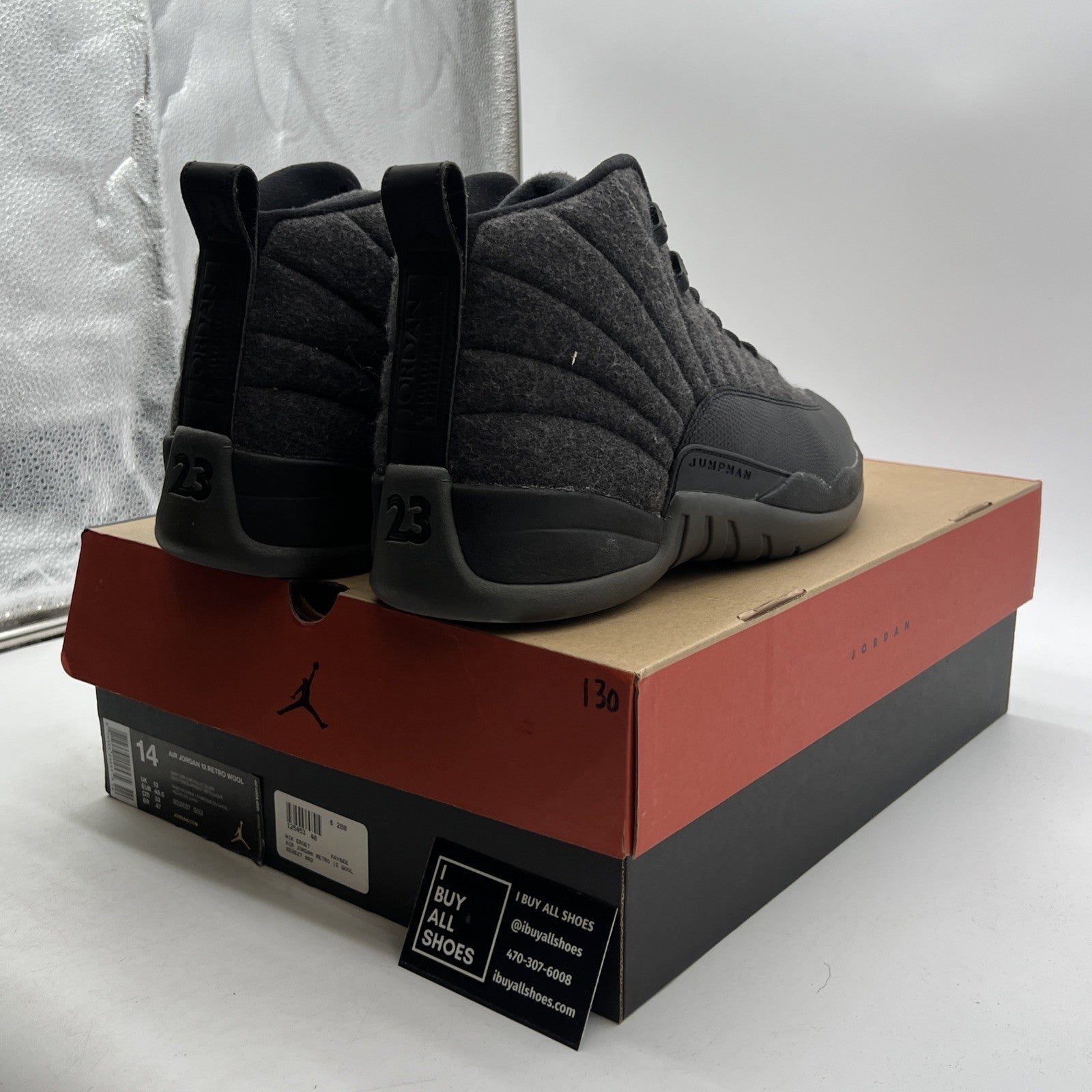 Size 14 - Air Jordan 12 Retro Wool (852627-003)