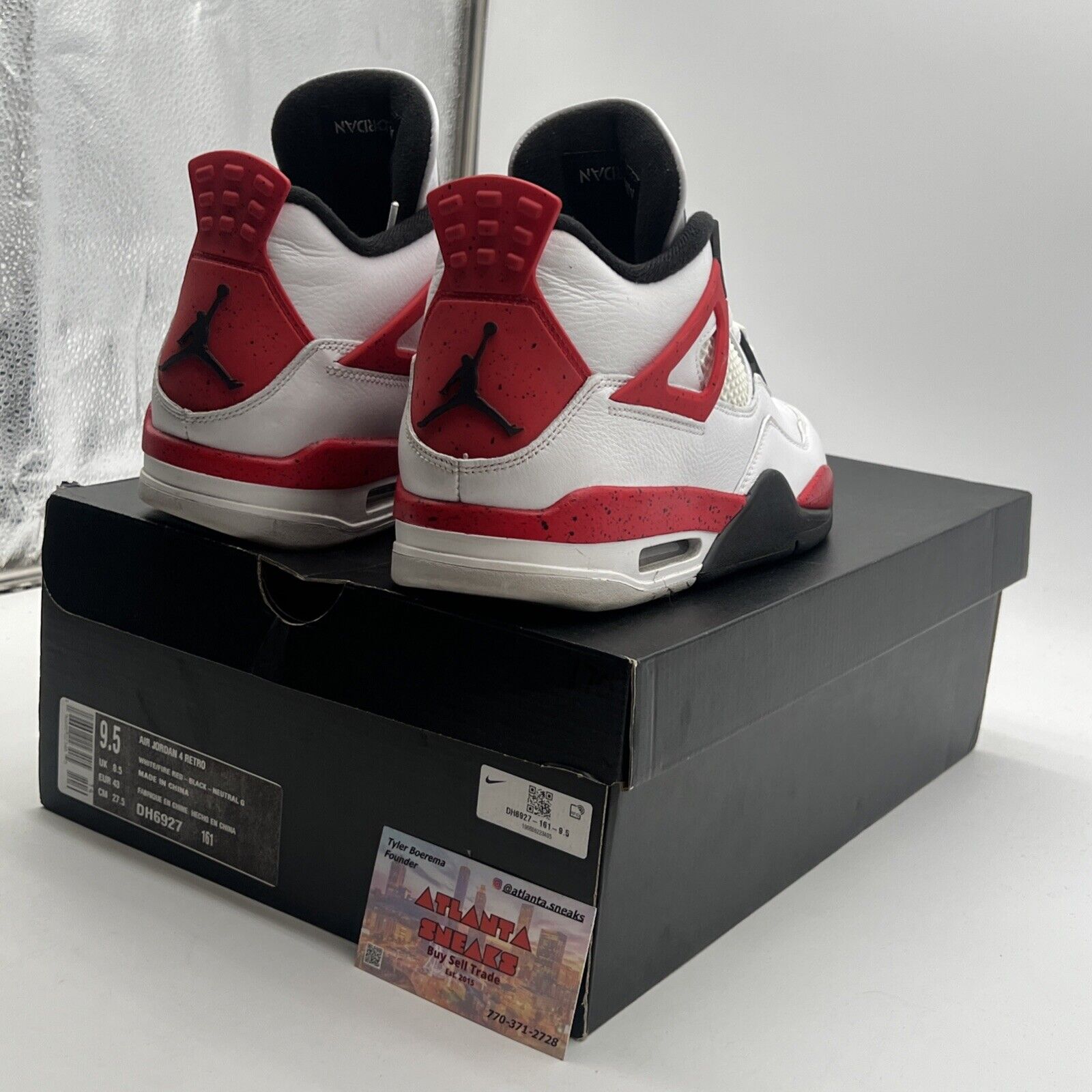 Size 9.5 - Air Jordan 4 Retro Mid Red Cement (DH6927-161)