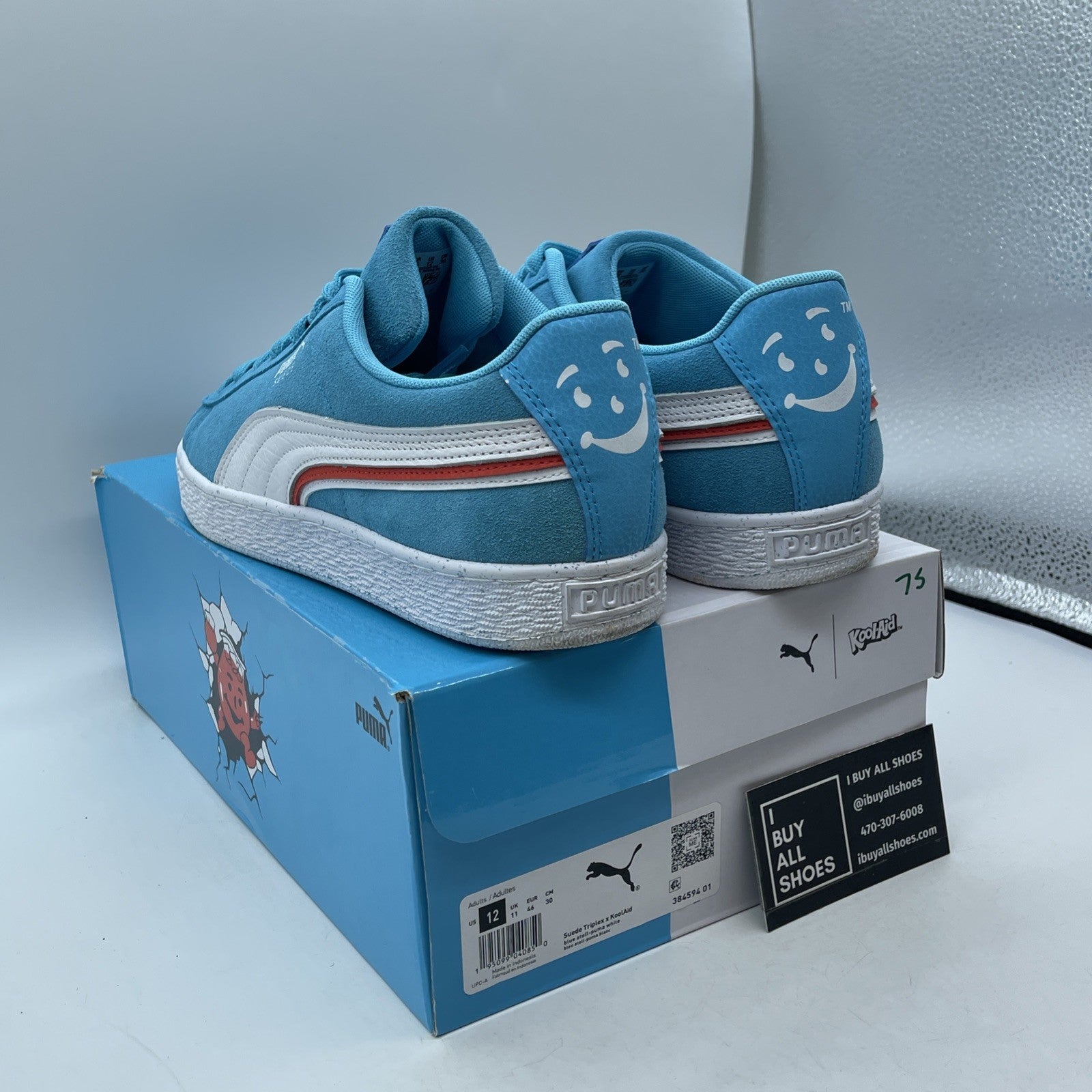 Size 12 - PUMA Kool-Aid x Suede Triplex Blue Atoll Speckled (384594-01)