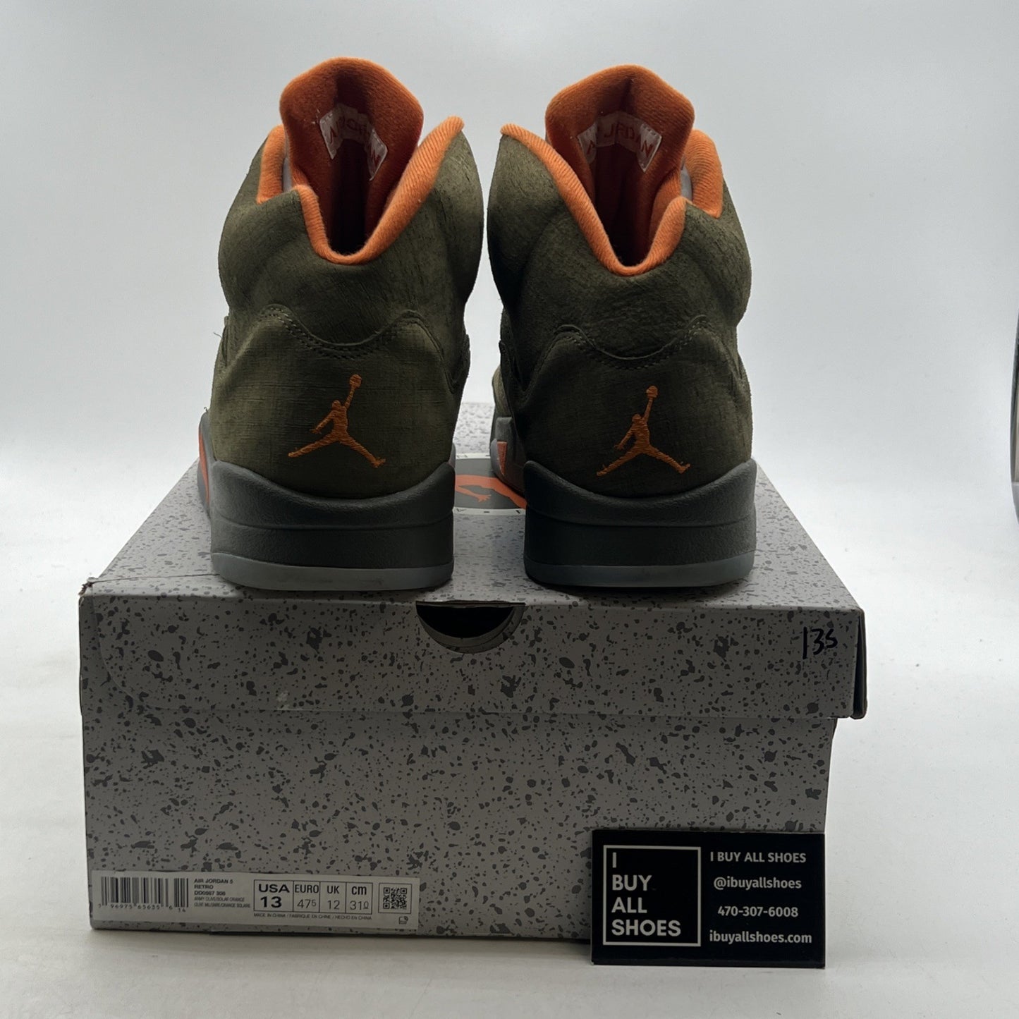 Size 13 - Air Jordan 5 Retro 2024 Olive (DD0587-308)