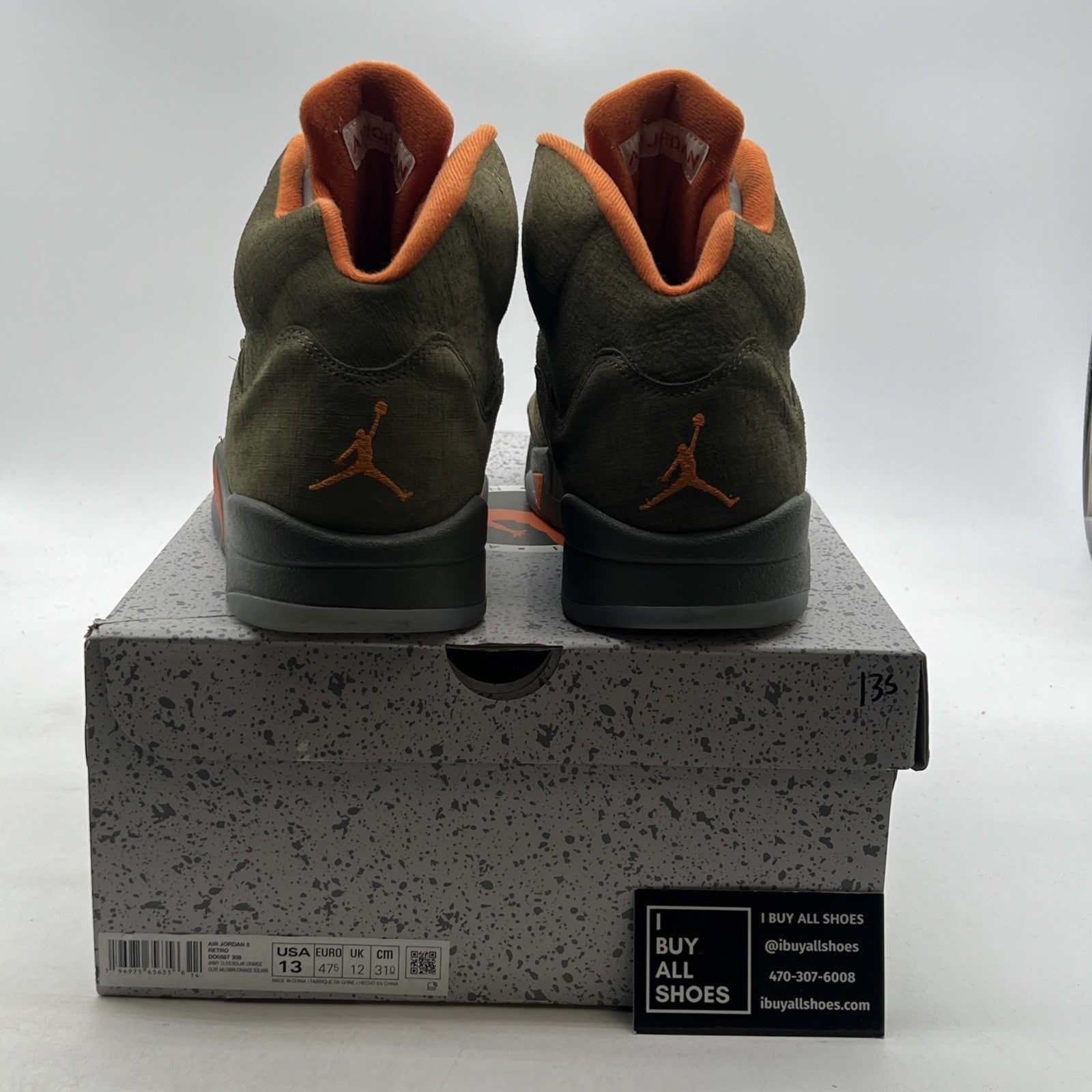 Size 13 - Air Jordan 5 Retro 2024 Olive (DD0587-308)