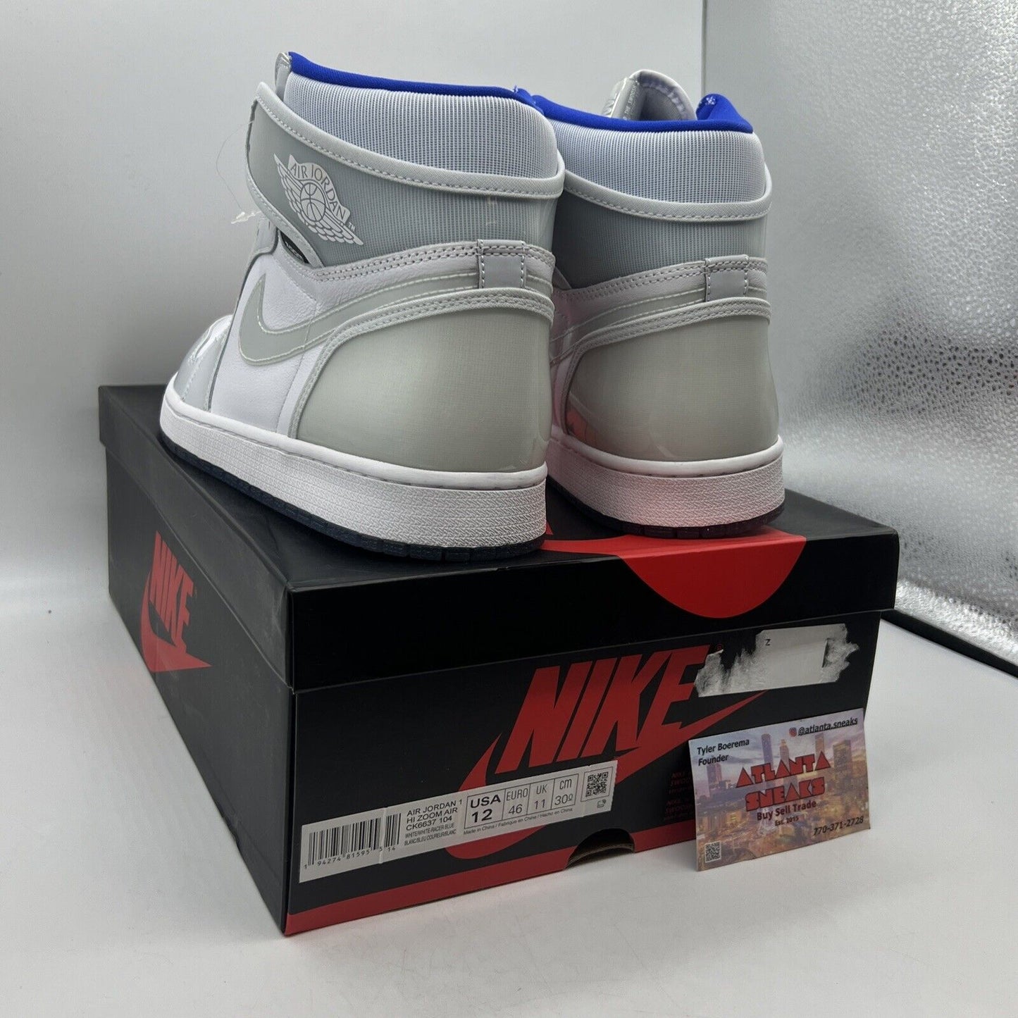 Size 10.5 - Jordan 1 High Zoom Racer Blue 2020 Brand New Og All