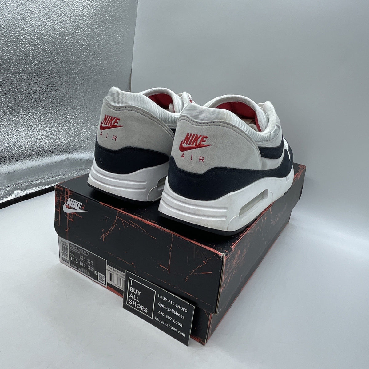 Size 11 - Nike Air Max 1 '86 OG Big Bubble Obsidian (DQ3989-101)
