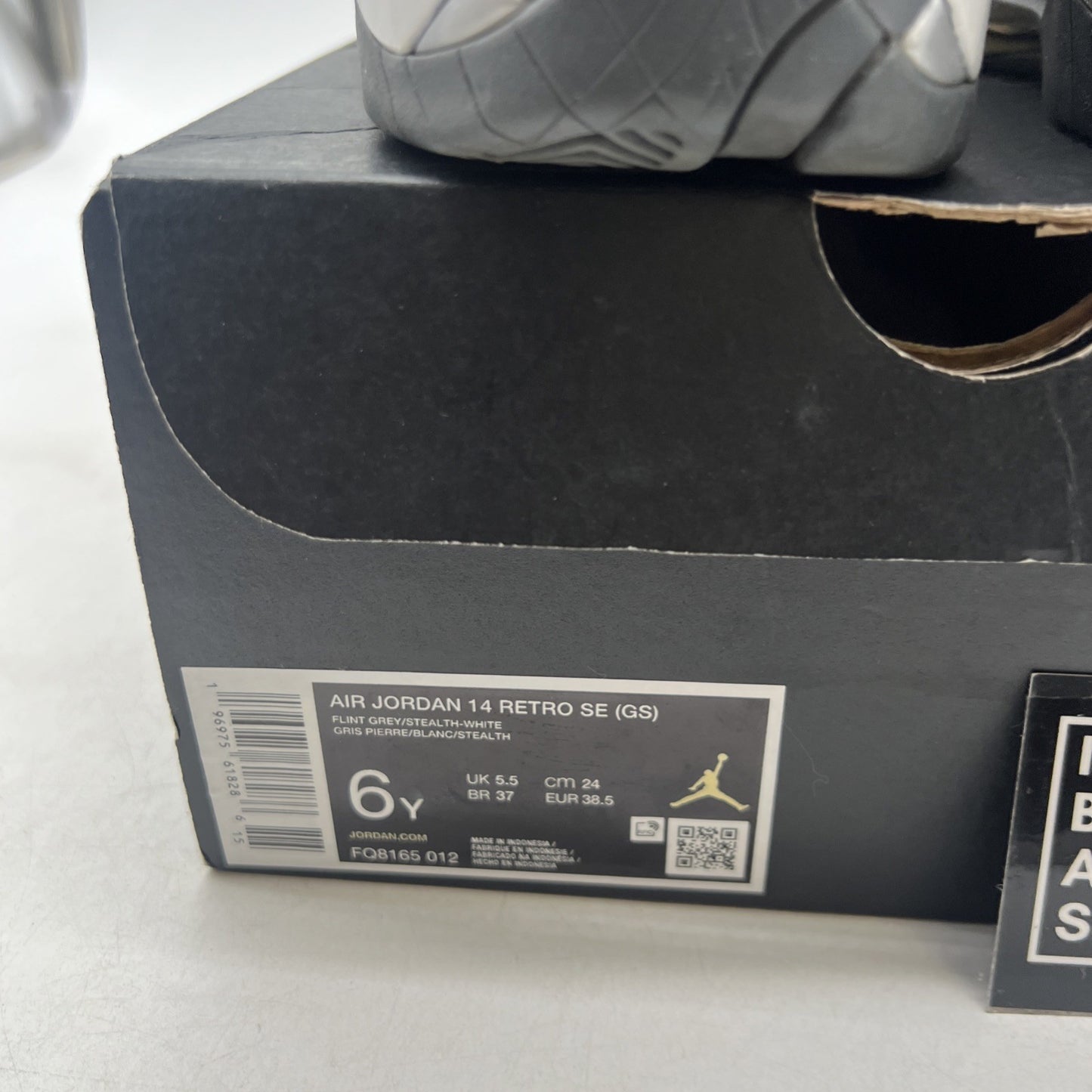 Size 6Y - Air Jordan 14 Retro Flint Grey (FQ8165-012)